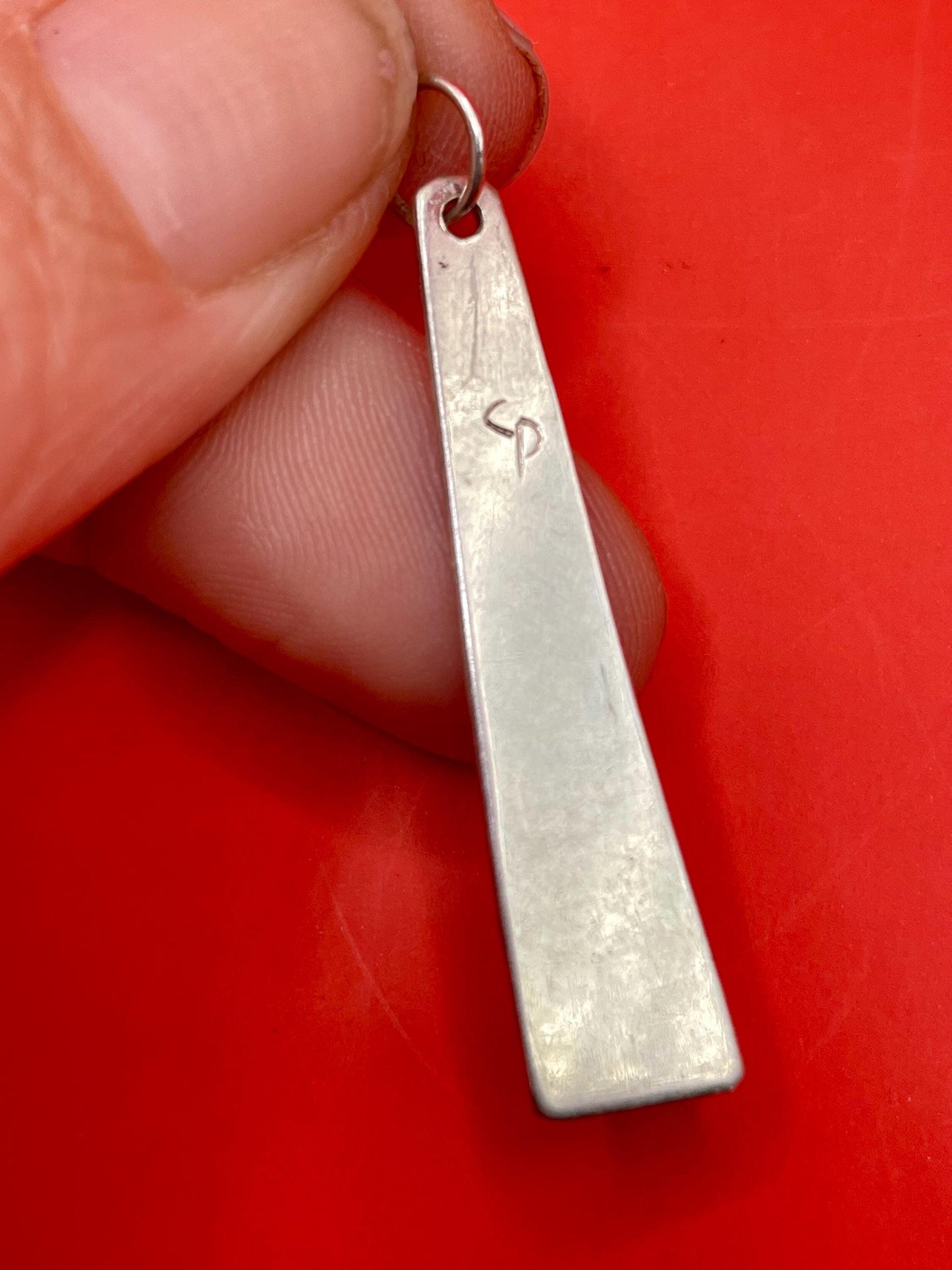 Beautiful indigenous first nations Pacific northwest coast sterling silver wolf pendant