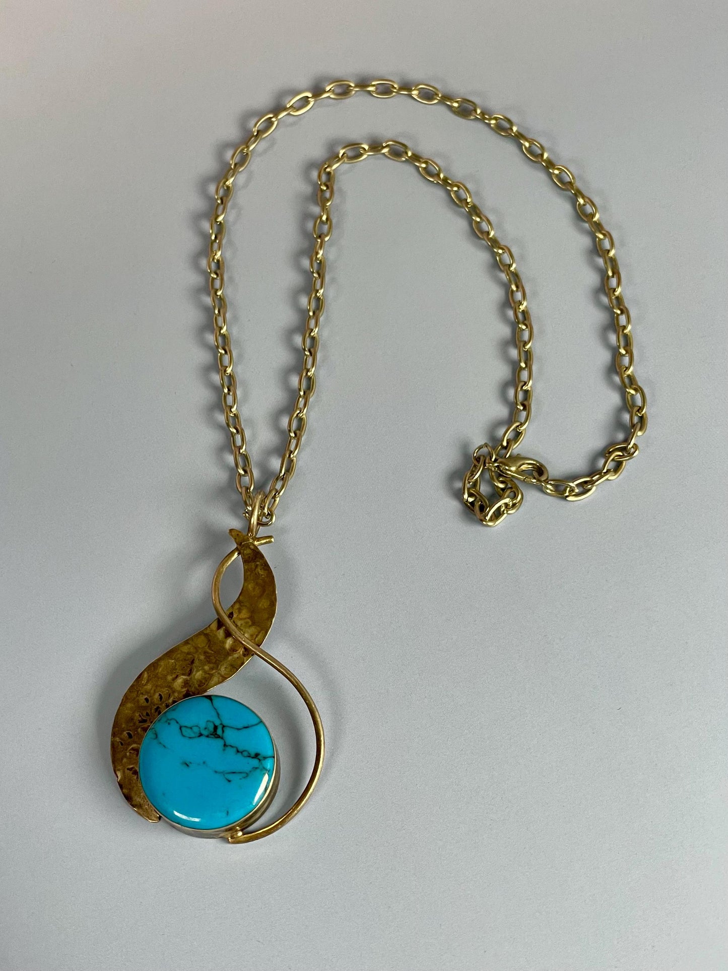 Sterling silver and turquoise Mexican Necklace