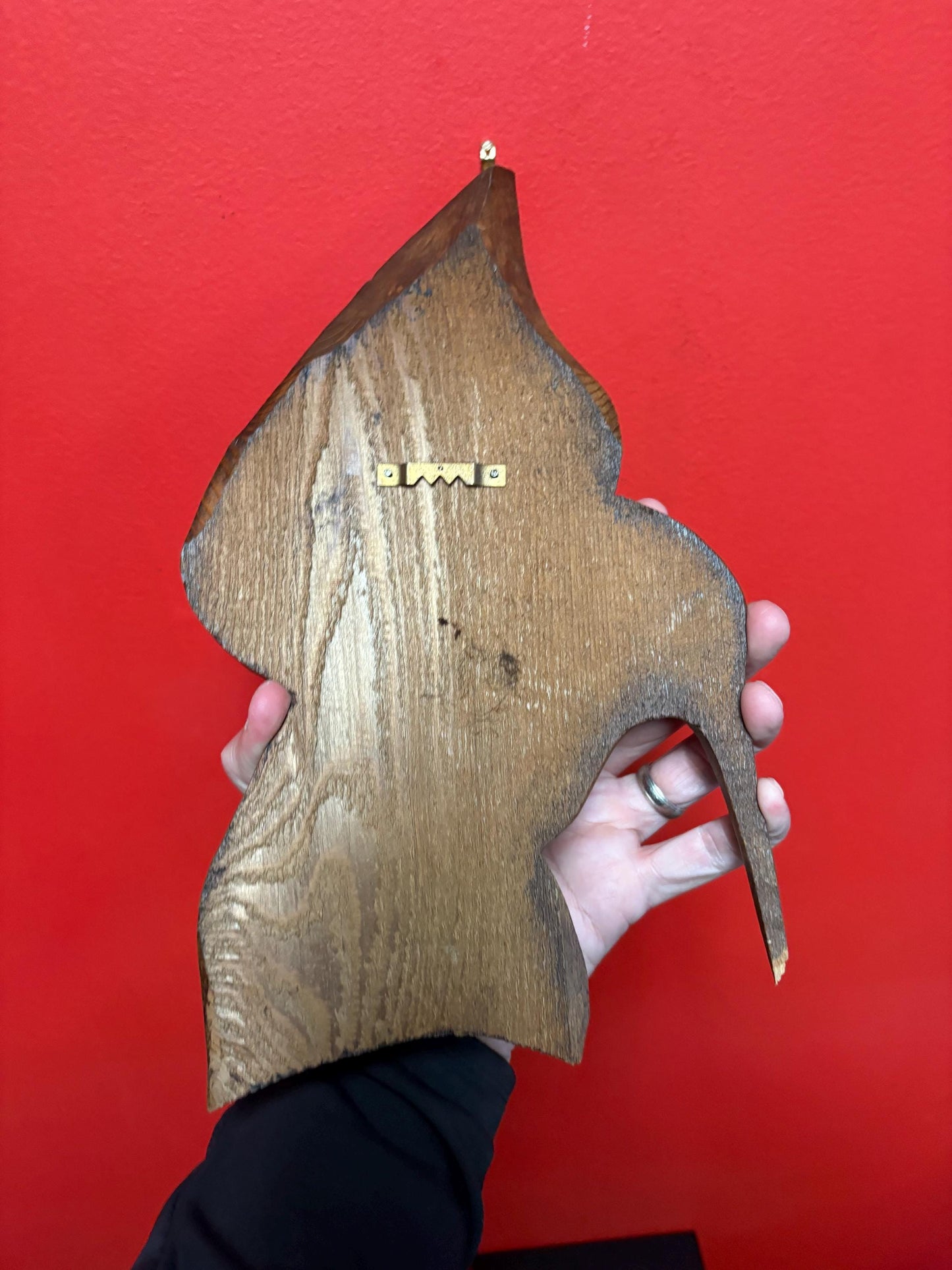 11 x 7“ wide signed indigenous first nation Pacific north West Coast hummingbird  plaque - great value - ready to hang