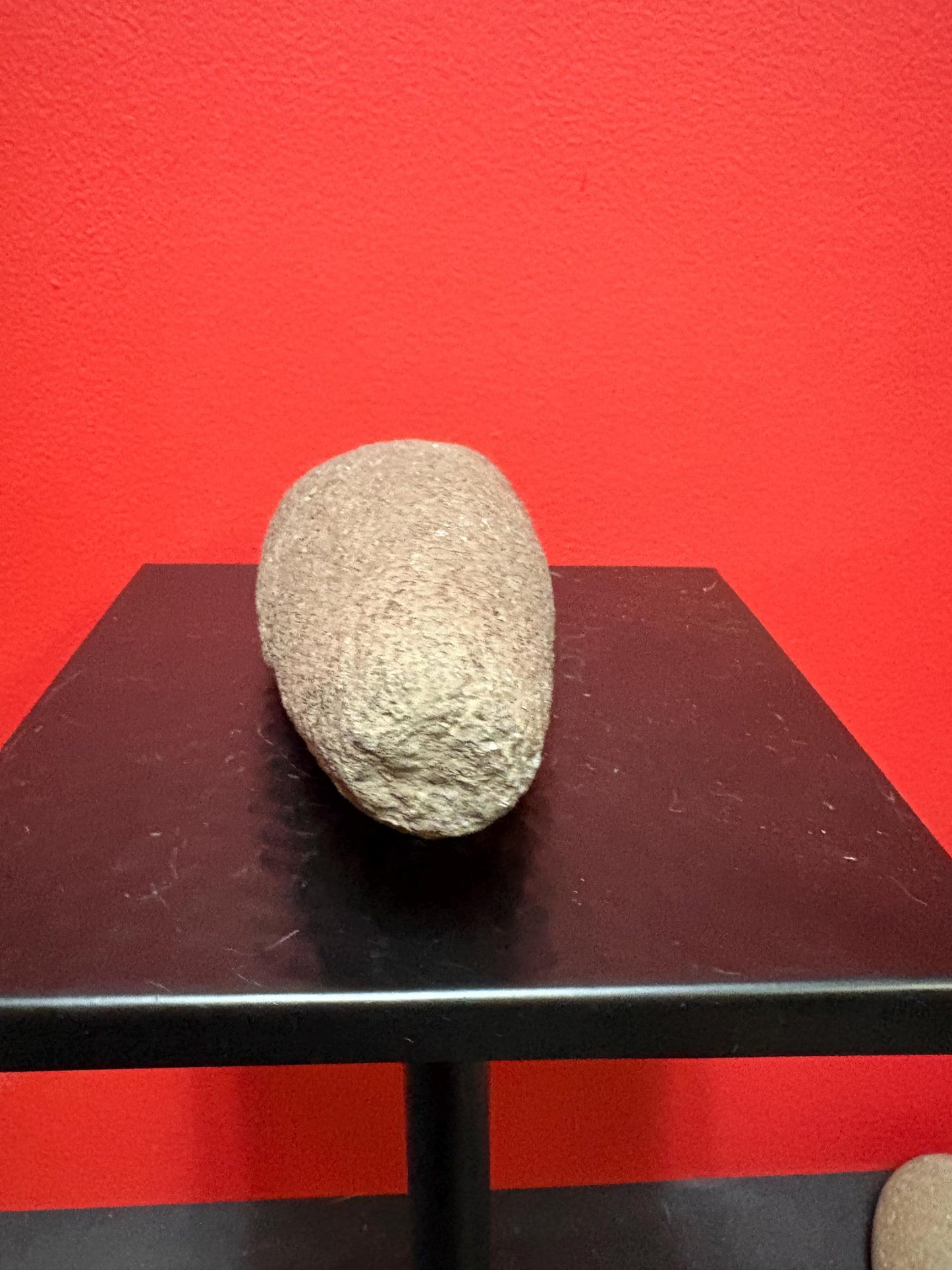 7 inch high authentic antique indigenous first nations Pacific Northwest Coast stone  plummet tool  from Vancouver Island collection