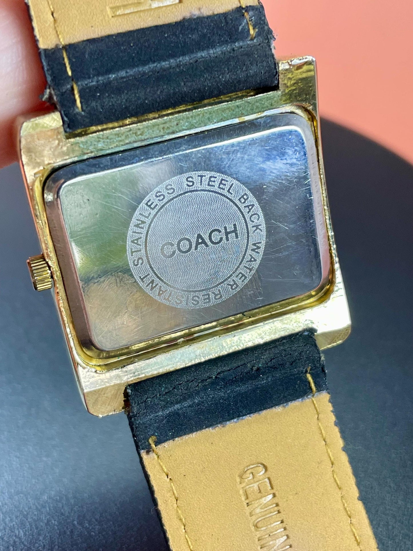 Mens Coach watch  as is  cool piece  final sale