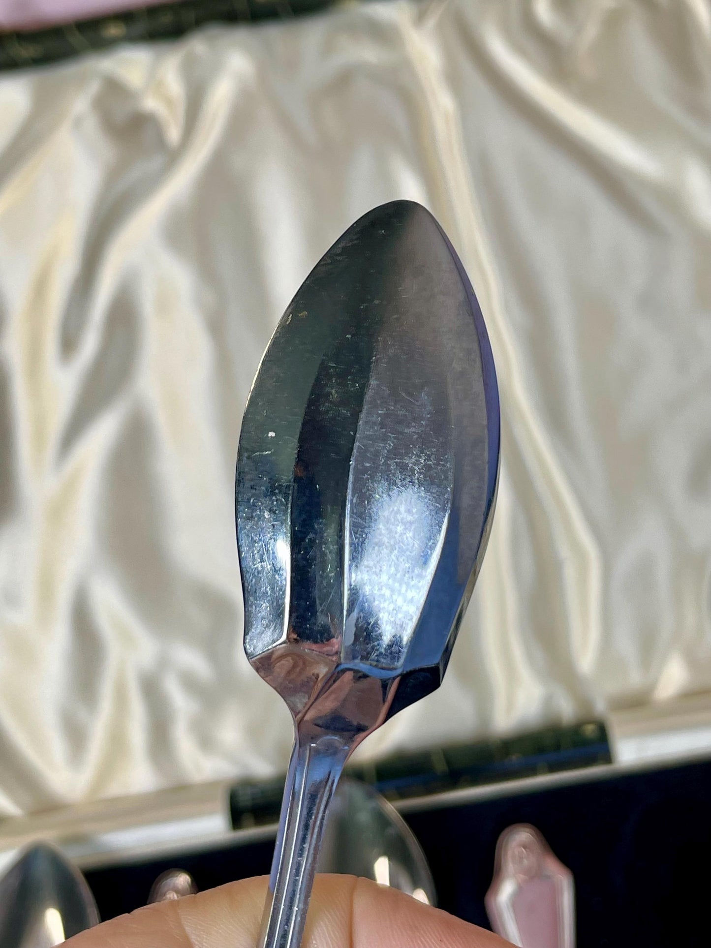 Silver-Plated Grapefruit Spoons Set  5.75 in  in Case