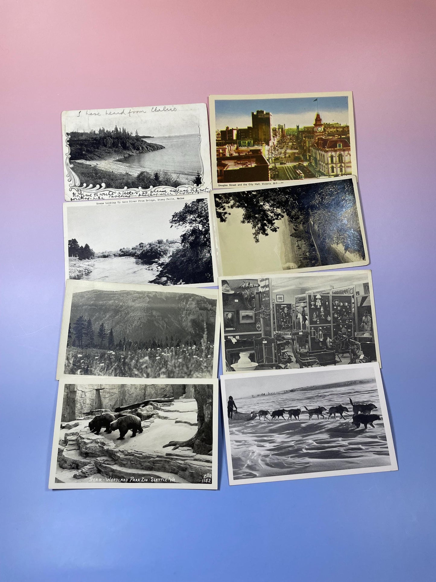 Lot of 8 Antique Postcards  Historic & Scenic Views