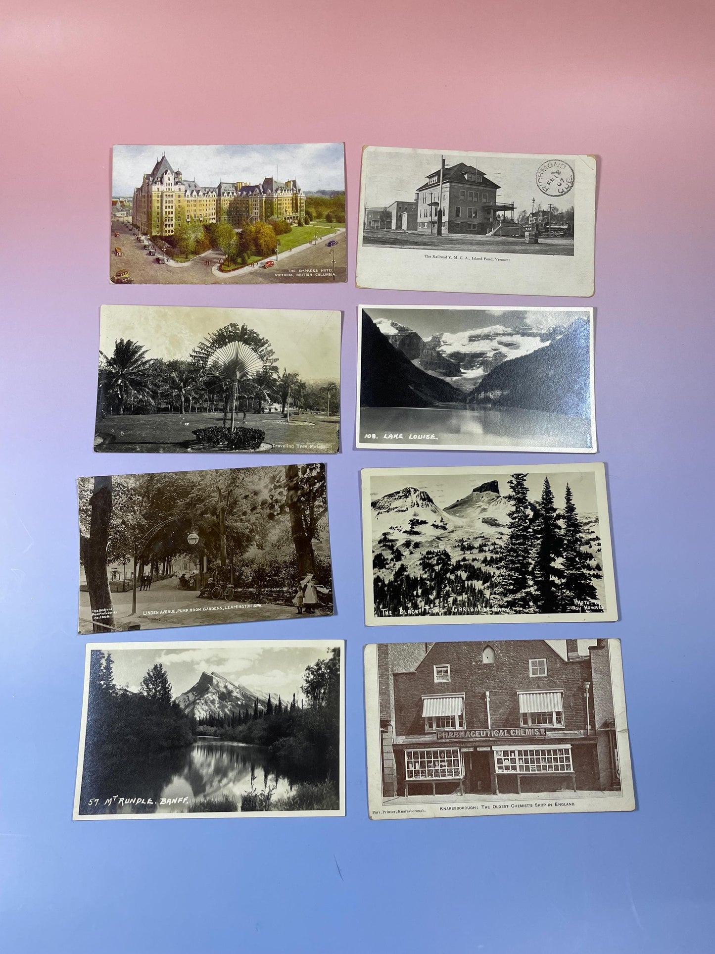 Lot of 8 Antique Postcards  Historic & Scenic Views