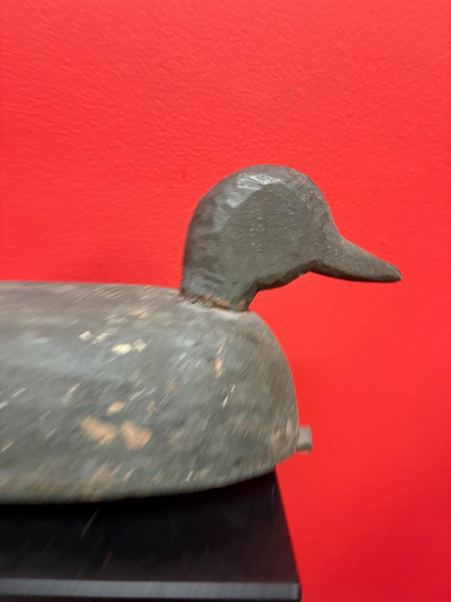 Beautiful primitive Canadian duck decoy 11 x 6 high in antique condition  wonderful example  duck decoy