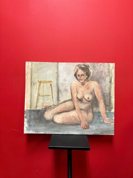 Absolutely beautiful 19th century 16 x 20 inch oil painting on board attributed to F Whale   wonderful detail in antique condition -