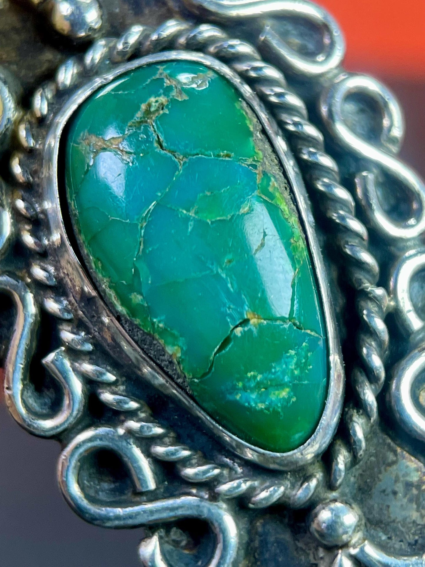 Beautiful sterling silver and gemstone ring   size 5.5  shiny and beautiful  amazing value