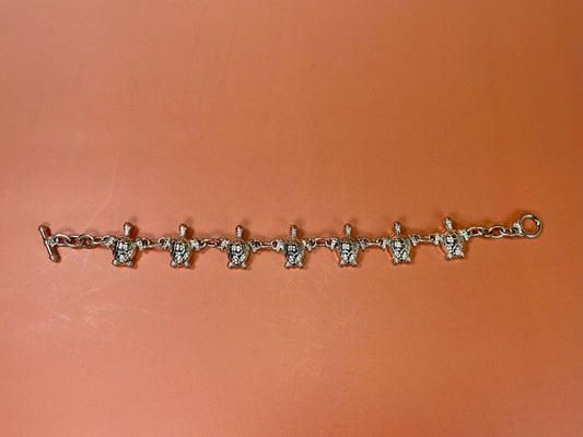 Sterling Silver Turtle Bracelet stamped 925 at a great price