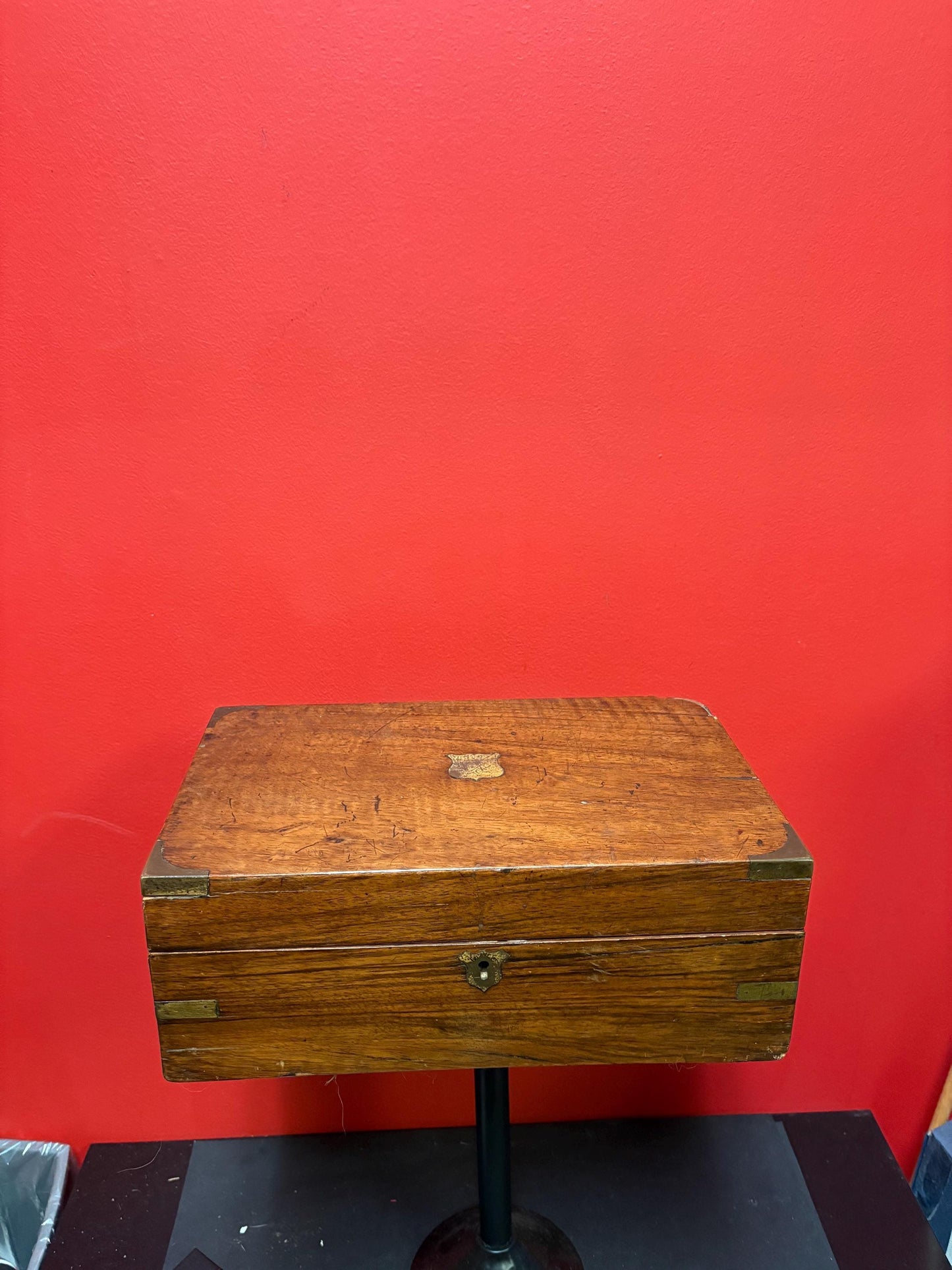 English antique 14 x 8 x 5.5 laptop desk not perfect so see photos and very very very good price  nice example