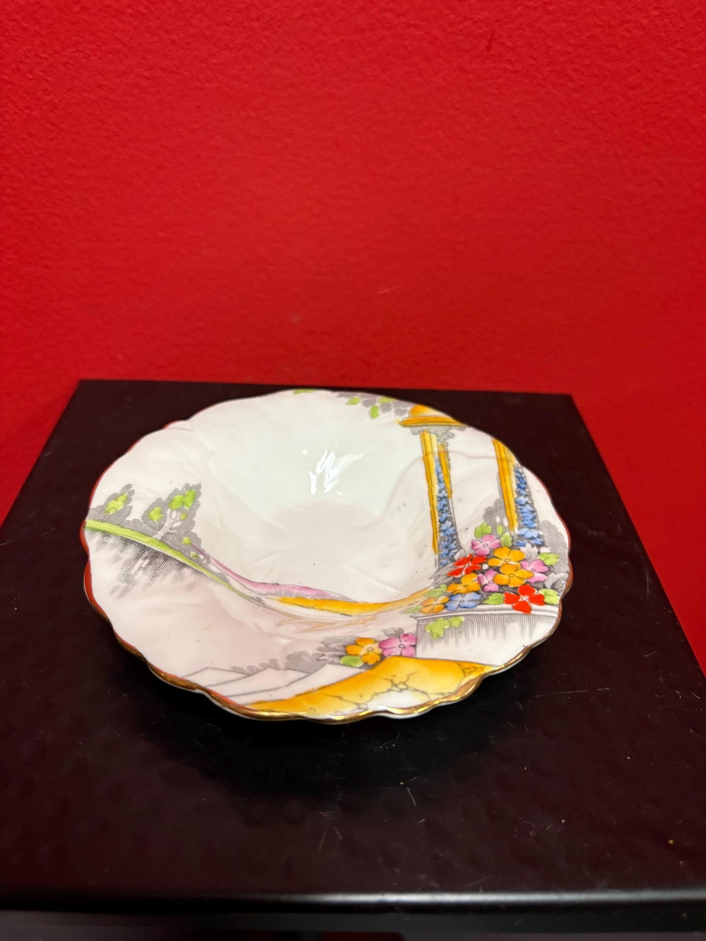 Lovely paragon cup and saucer   flower handle - great condition - see photos