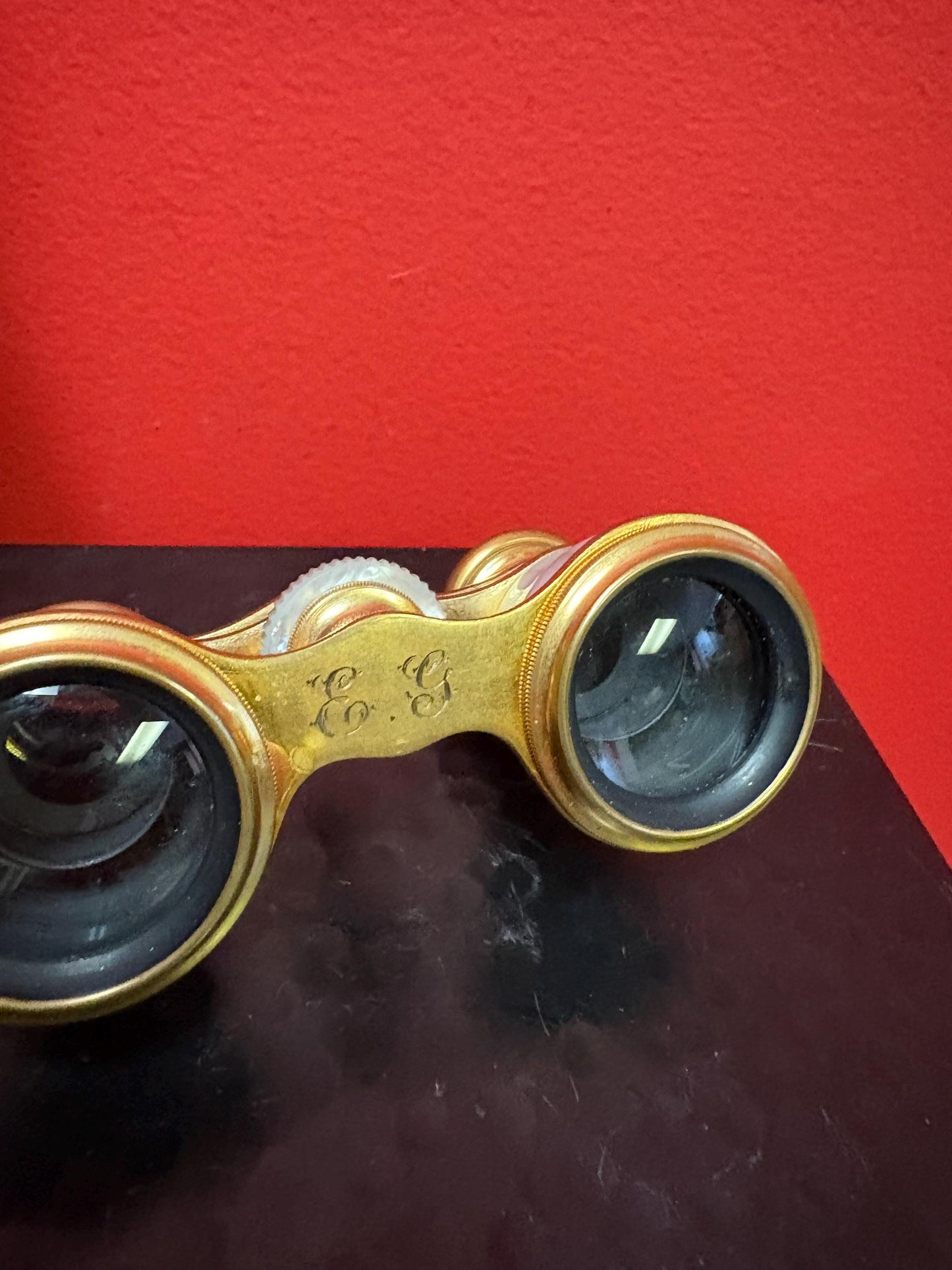 Stunning BIRKS Vancouver, antique mother of Pearl opera  glasses with tiny damage  great price  4 x 6 long