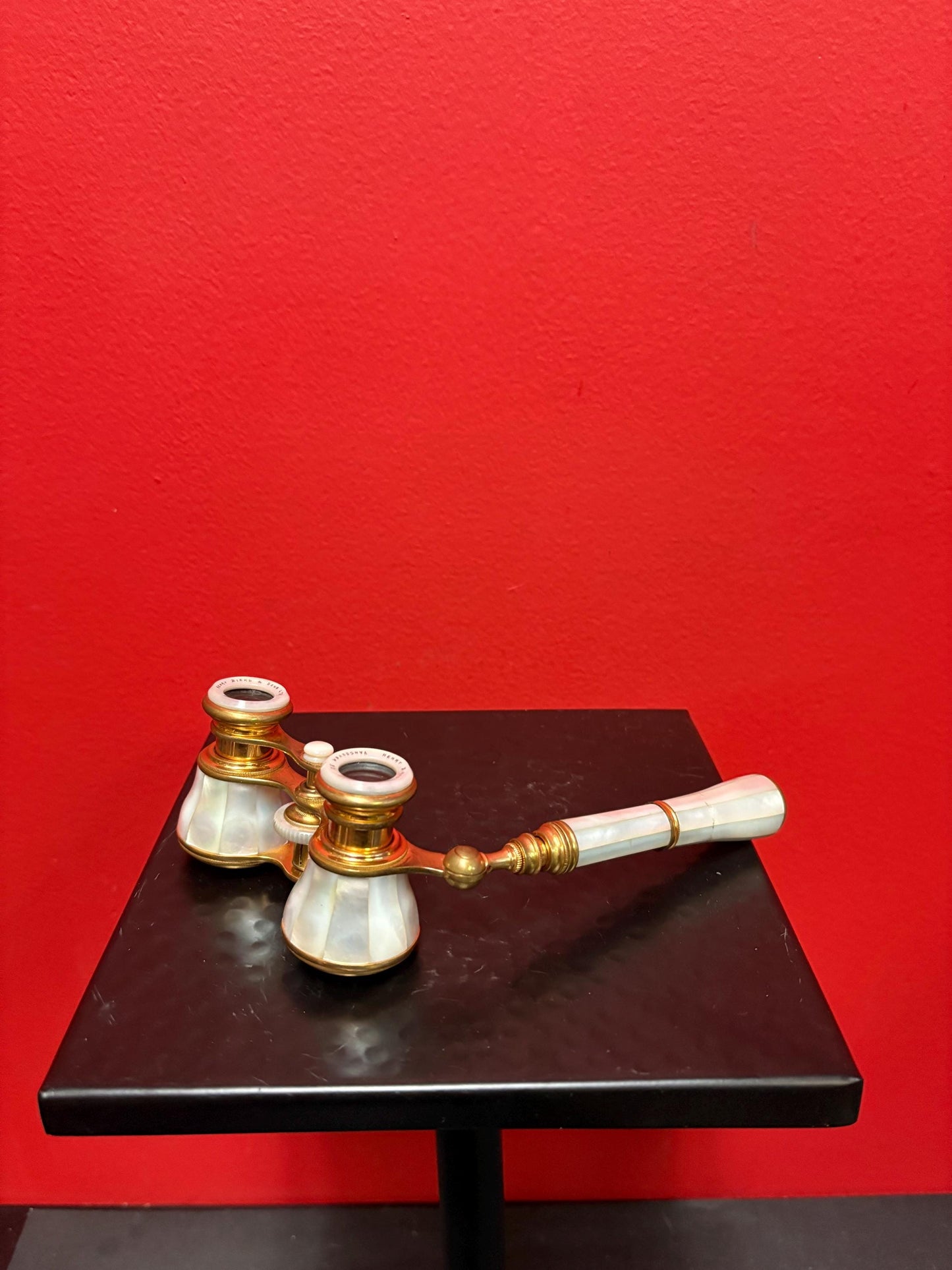 Stunning BIRKS Vancouver, antique mother of Pearl opera  glasses with tiny damage  great price  4 x 6 long