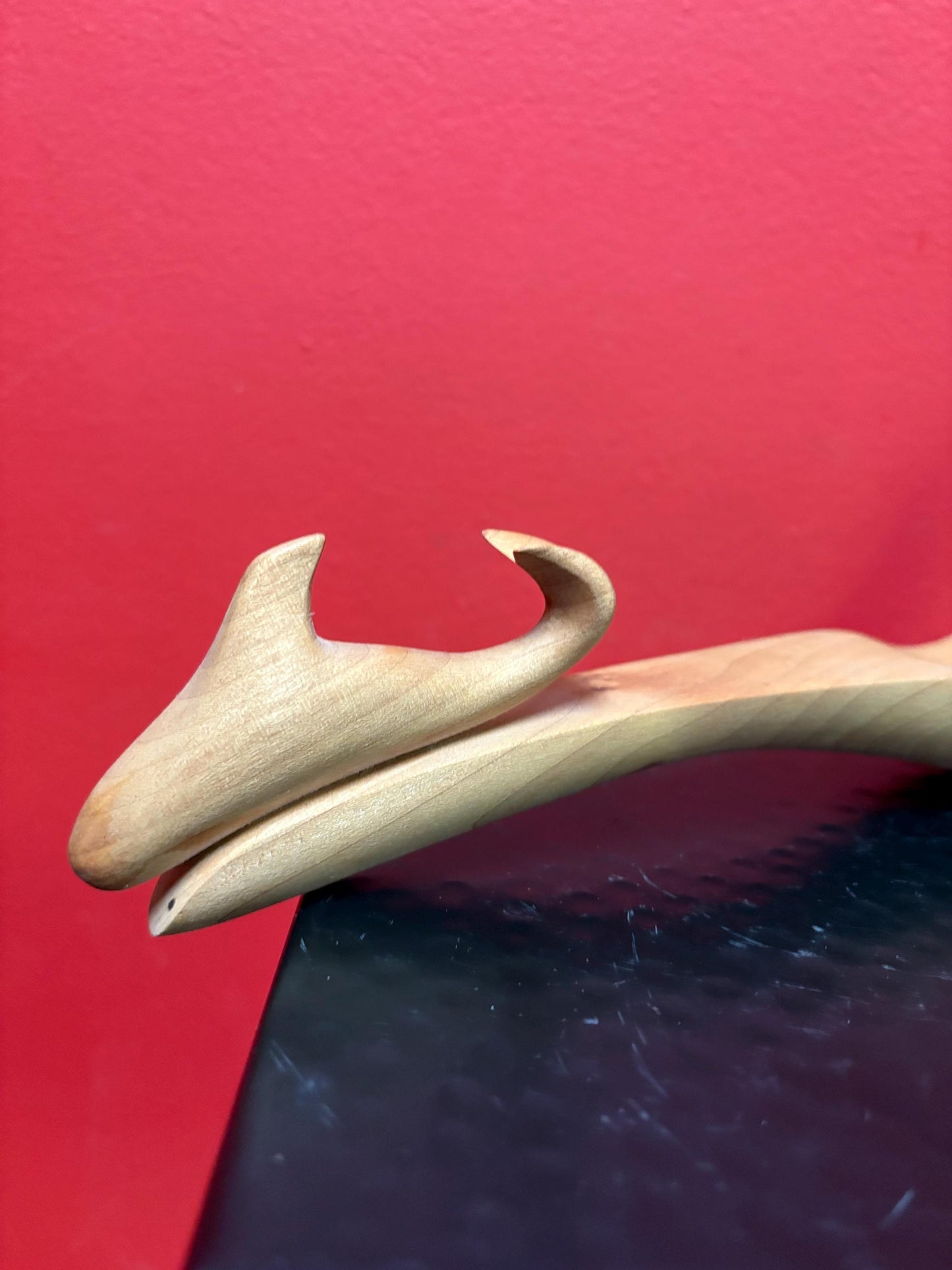 Simply perfect 11 inch long indigenous first nations killer whale cedar feast spoon  so simple and detailed  great gift - wow