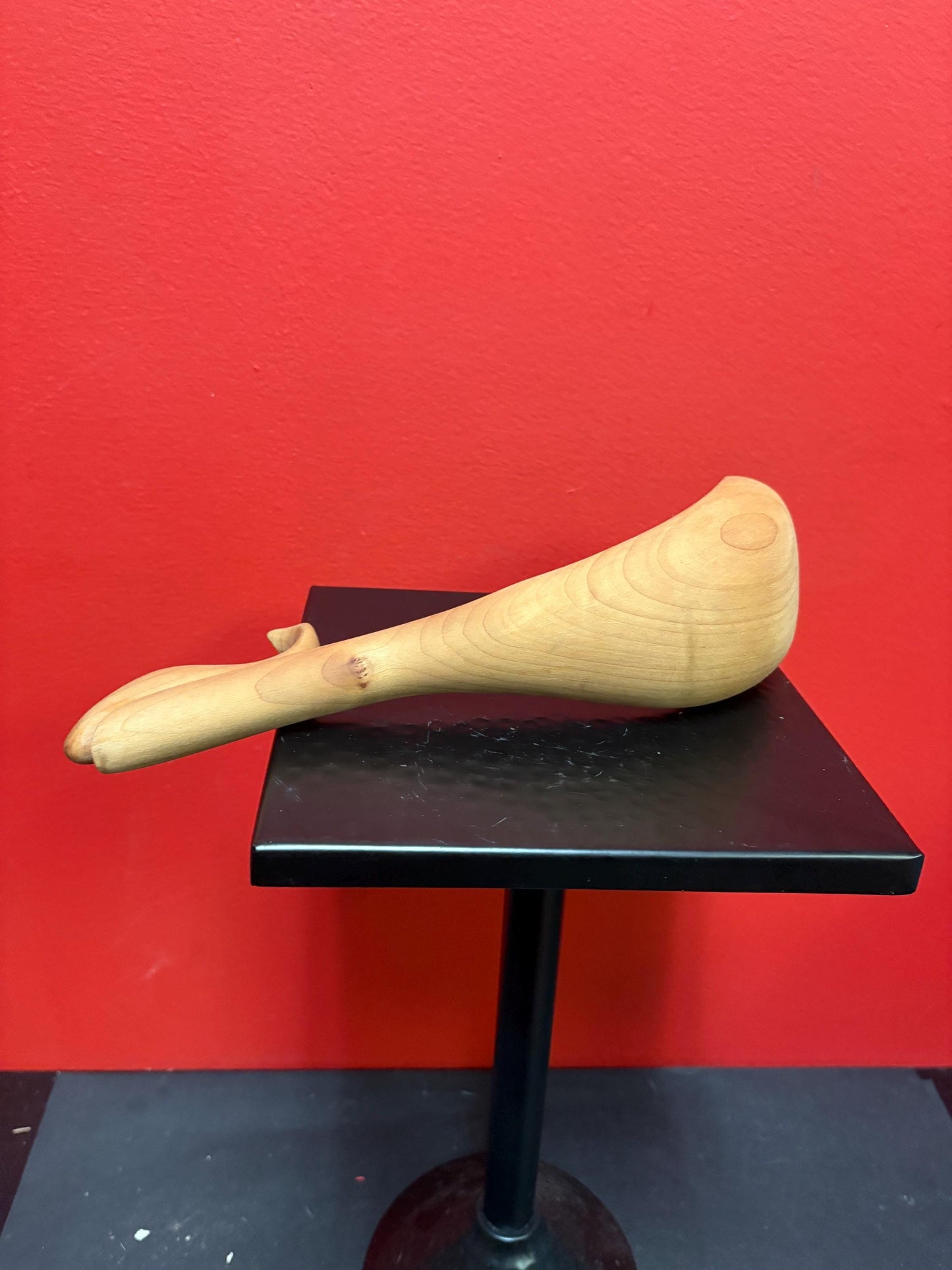 Simply perfect 11 inch long indigenous first nations killer whale cedar feast spoon  so simple and detailed  great gift - wow