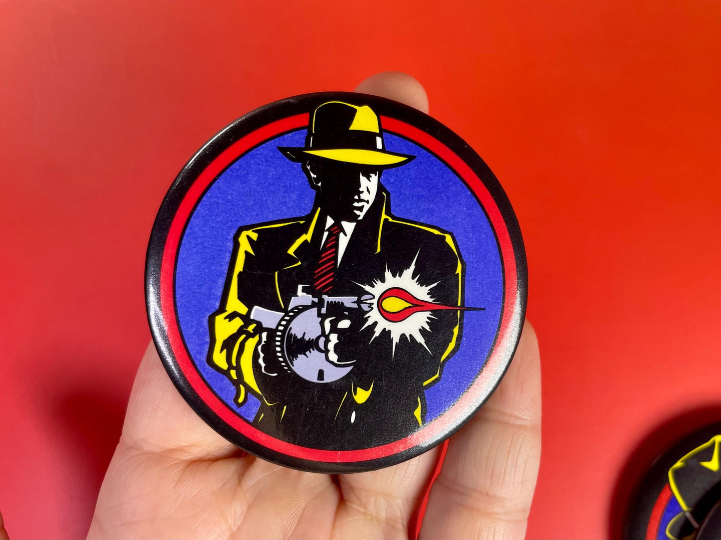 Cool Set of 3  2.5 inch Dick Tracy Buttons