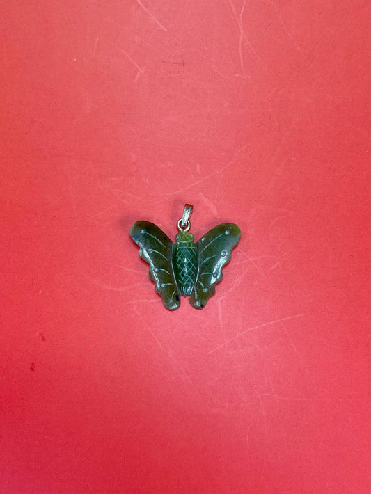 Lovely Jade Butterfly Pendant