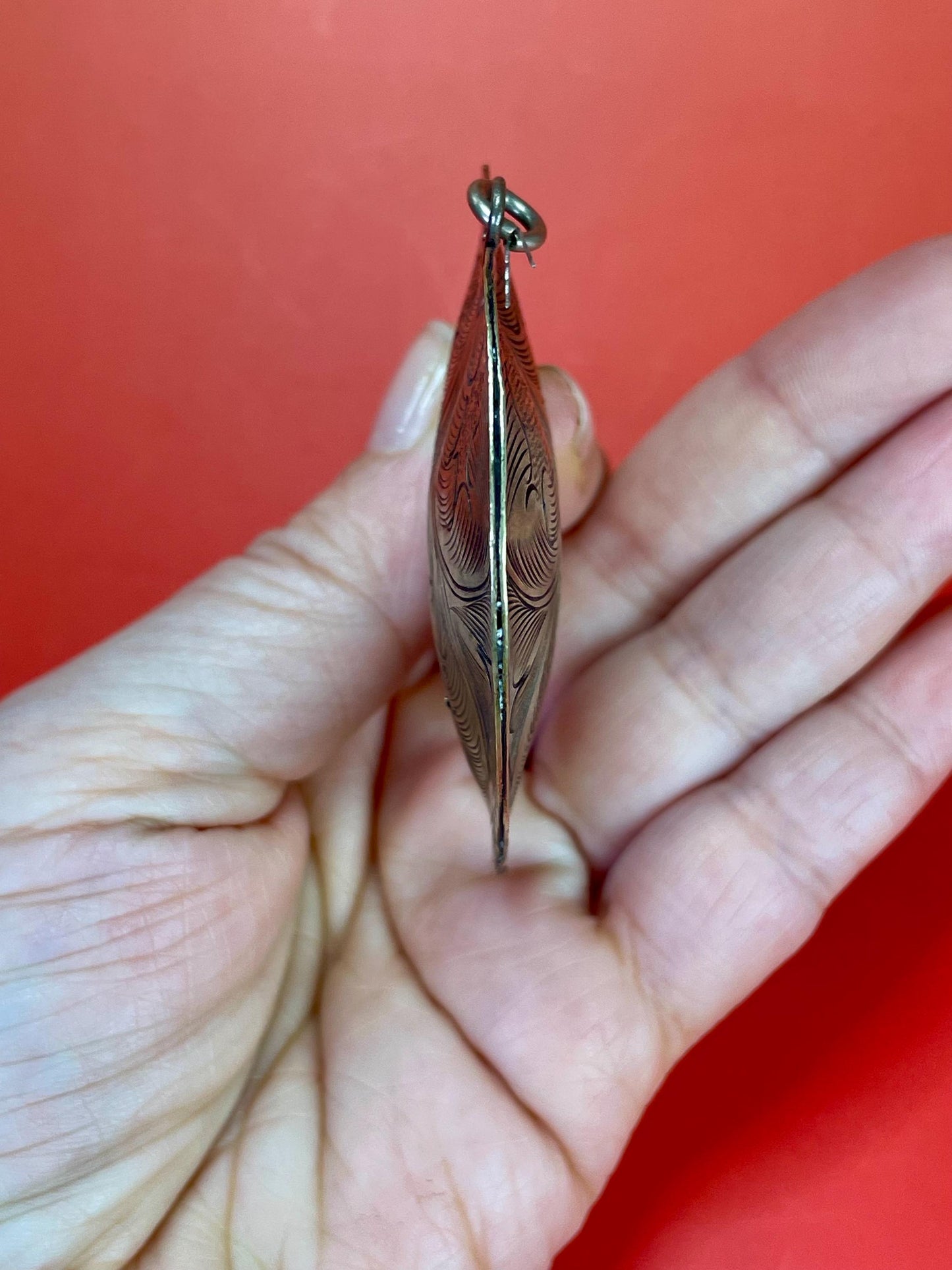 Fabulous 2.5 inch Metal Heart pendant  Stunning piece and perfect for a gift