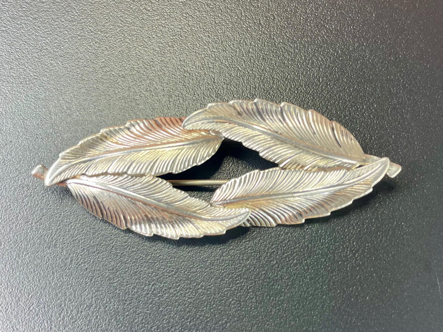 Sterling Silver Leaf Brooch