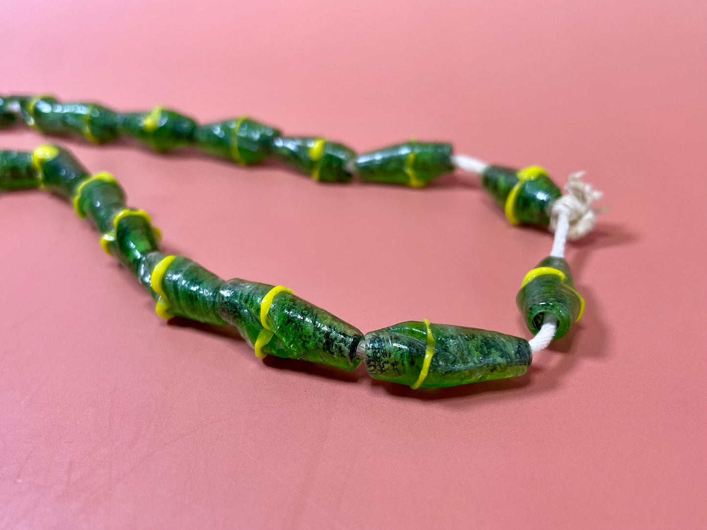 31 inch Venetian Glass Bead Necklace