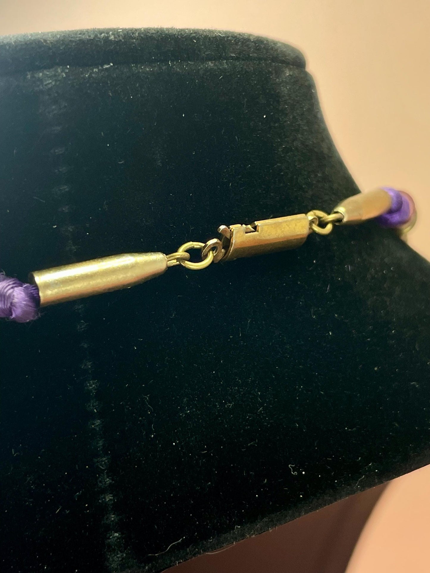 Japanese Signed MCM Wood Lacquer and Bead necklace  cool gift, great value