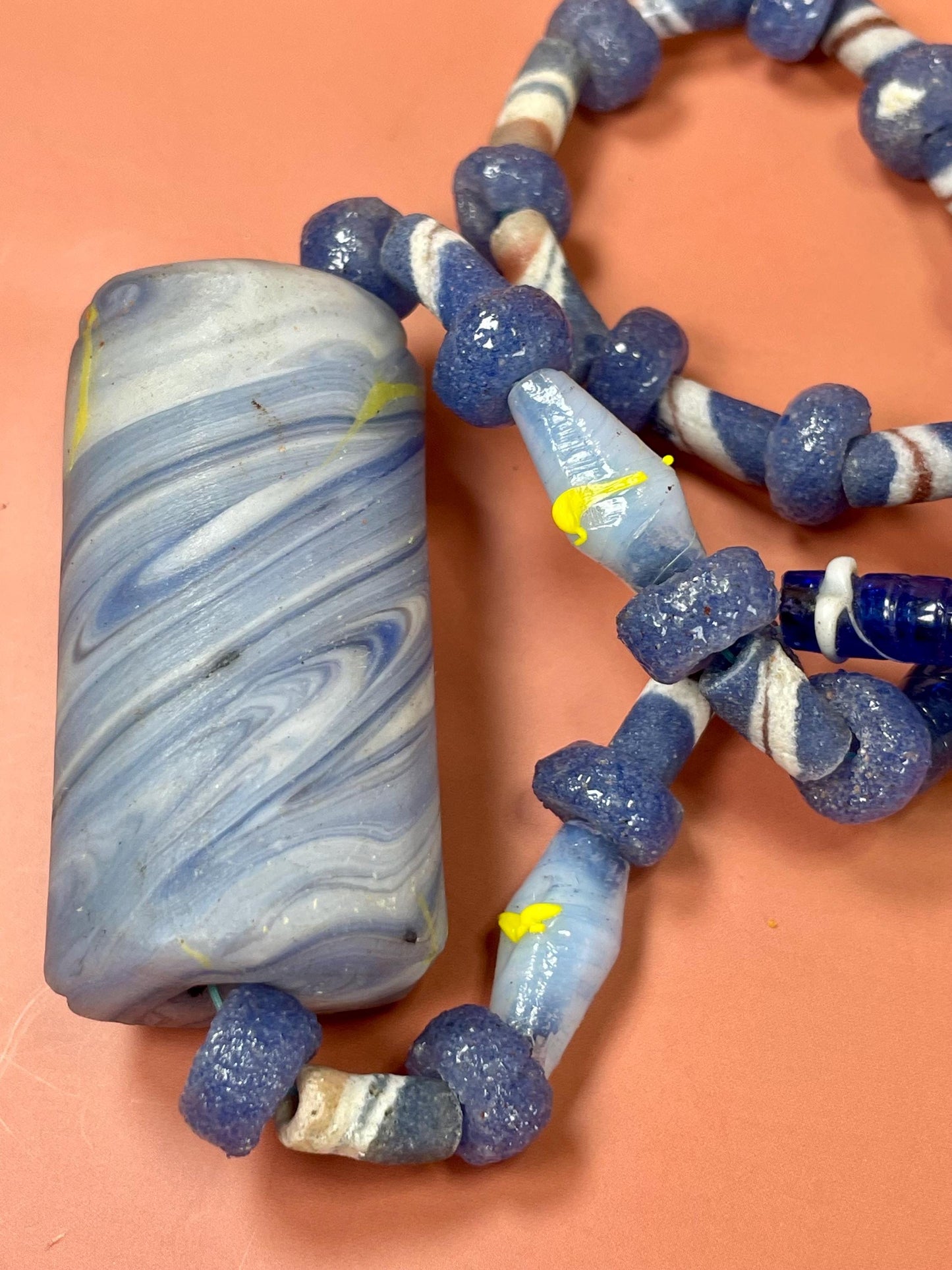 30 inch Venetian Glass Bead Necklace