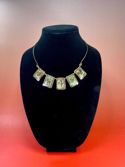 Handcrafted Copper & Gold Geometric Necklace