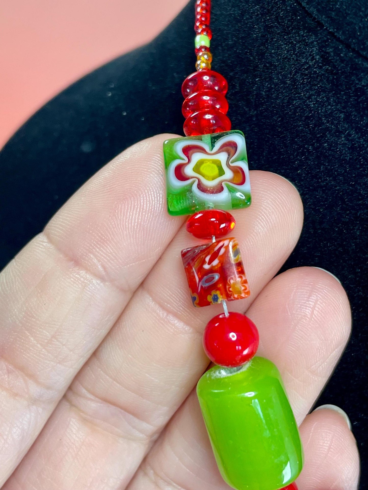 Glass Beaded Necklace  Beautiful and Unique Bead Designs