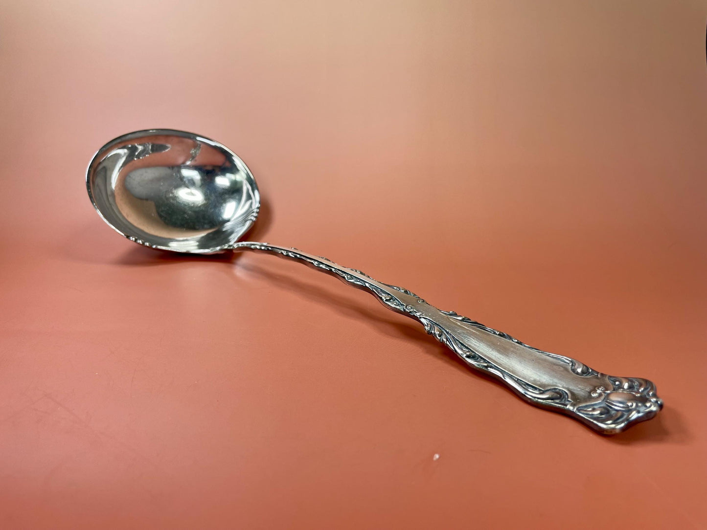A Lovely ornate Silver Plated serving spoon  ready to gift or use