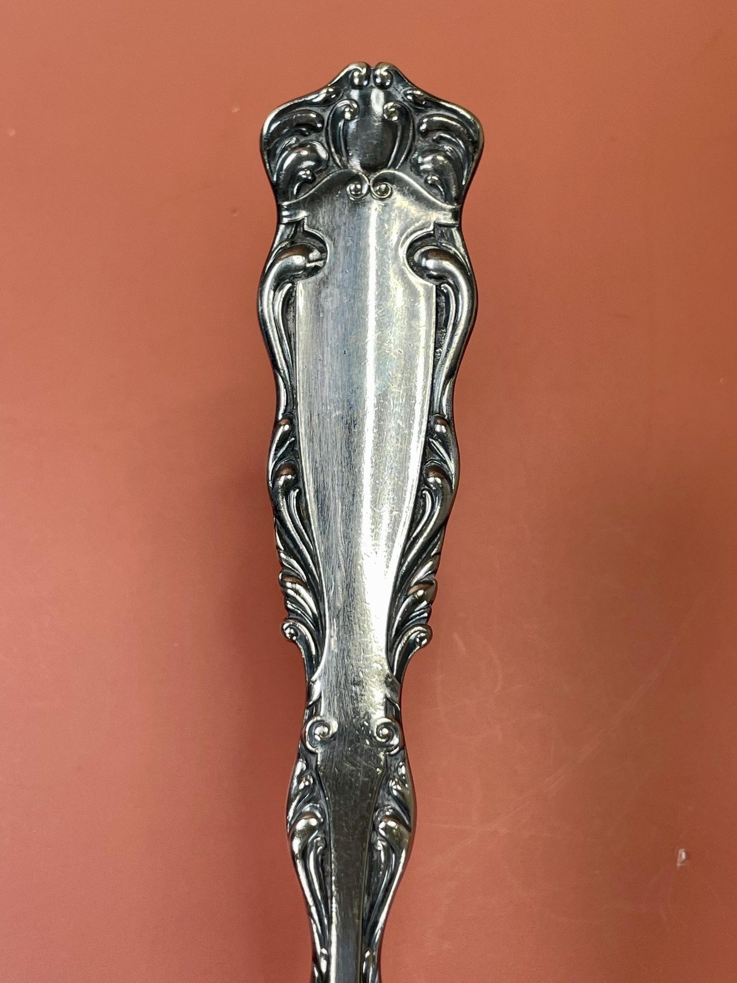 A Lovely ornate Silver Plated serving spoon  ready to gift or use