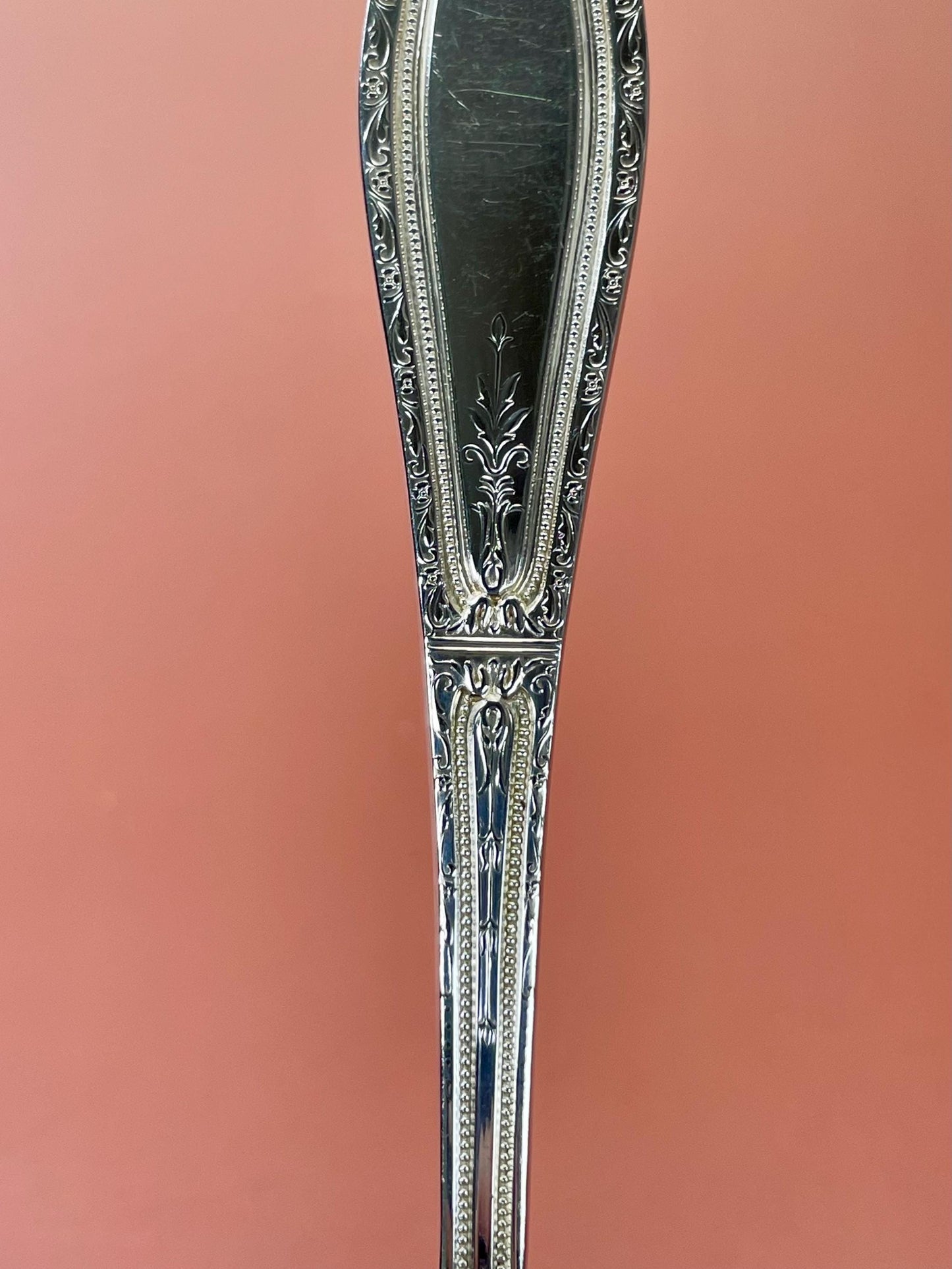 A Lovely ornate Silver Plated serving spoon  ready to gift or use