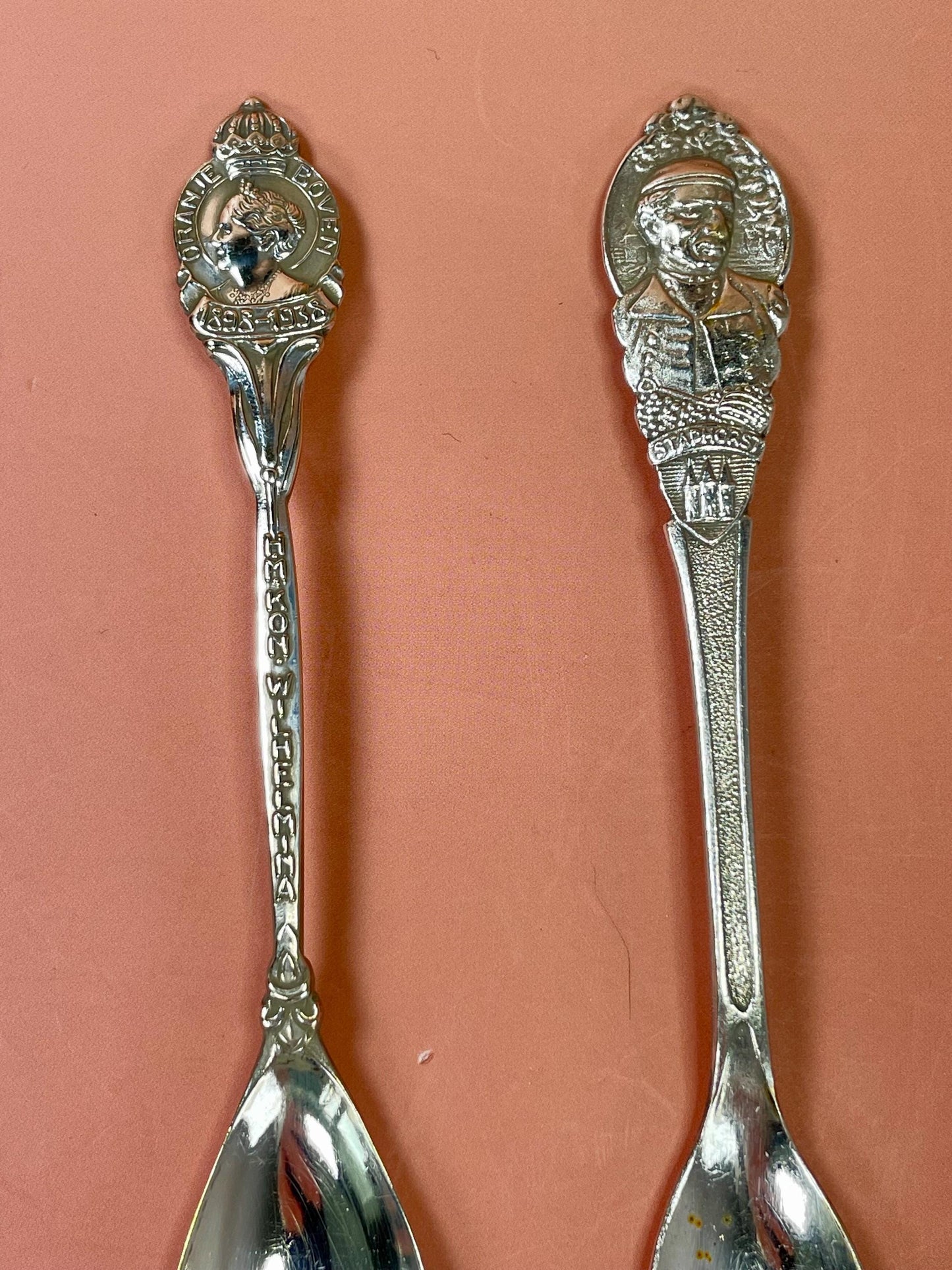 8 Silver Plated Collectors Spoons from The Netherlands