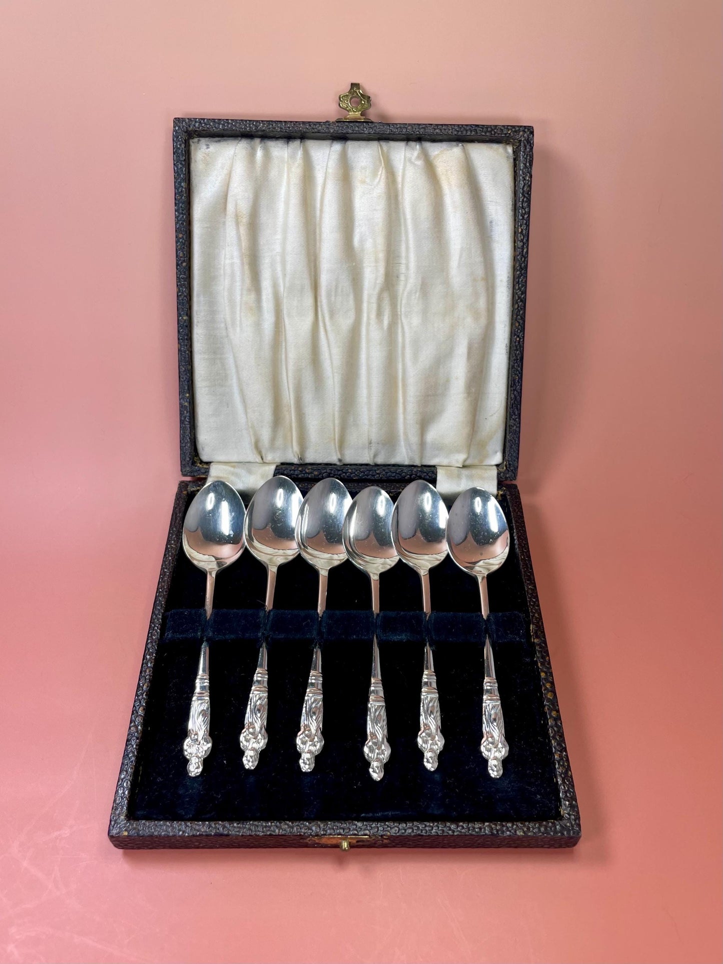 Silver-Plated Spoons Set  4.5 in  in Case