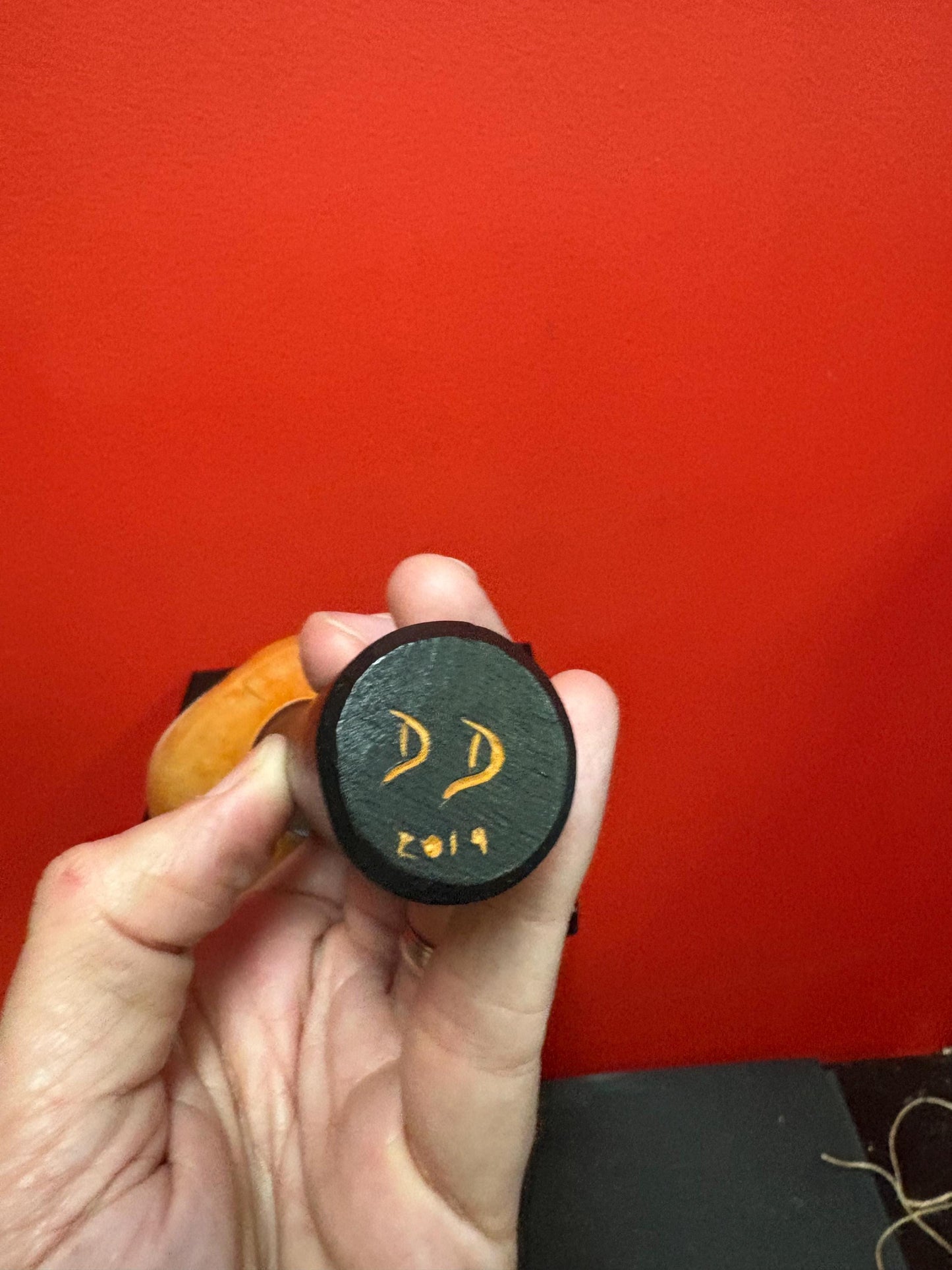 Lovely 10 inch eastern indigenous Canadian first nations rattle with great sound good condition and great price