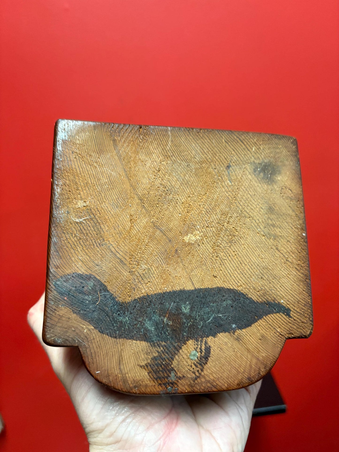 Lovely 11.5 x 5.5 inch indigenous First Nations totem  crazy cool with thunderbird and bear imagery - all one piece  wow