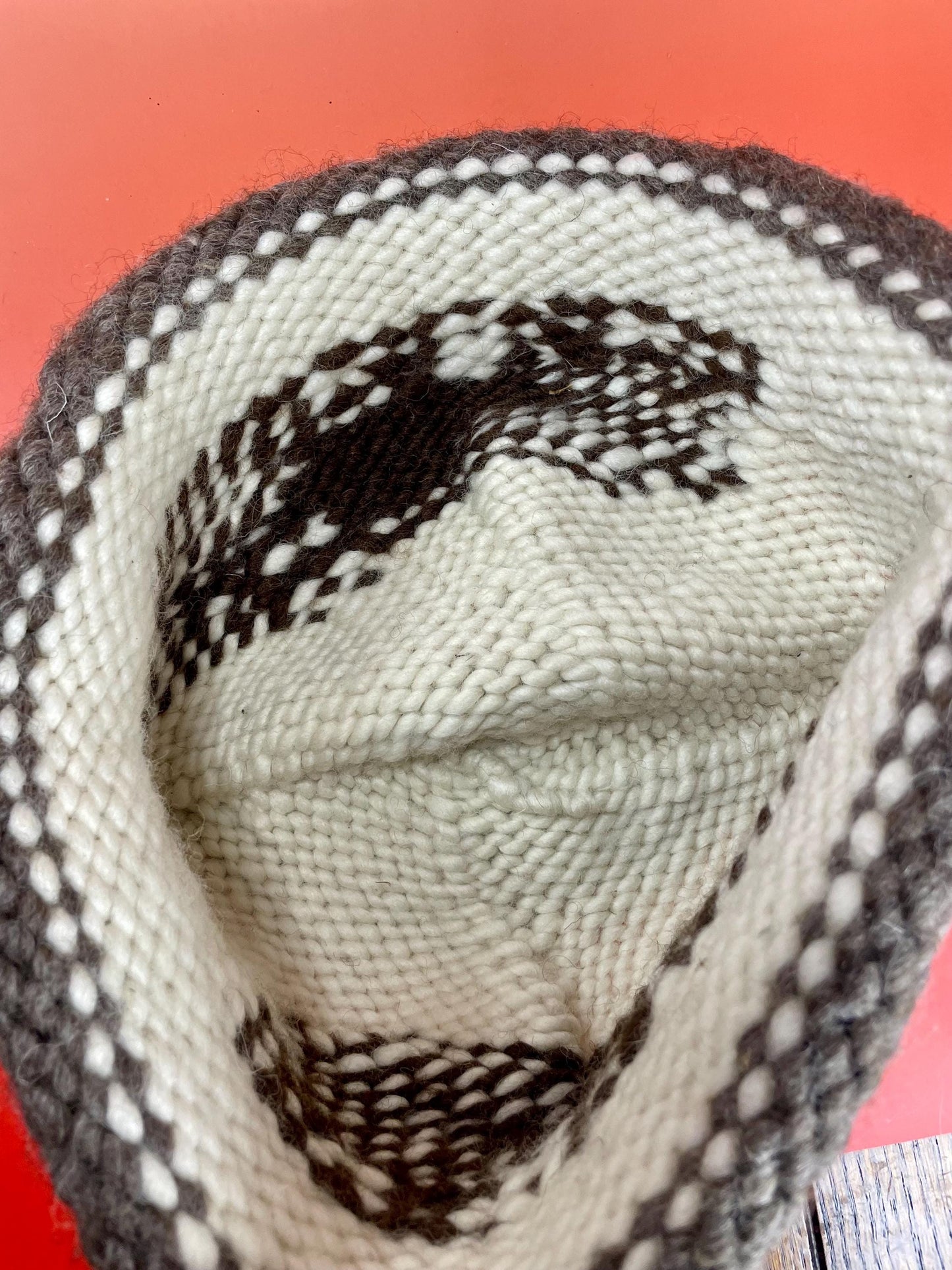 Hand Knit Cowichan Toque  Large size