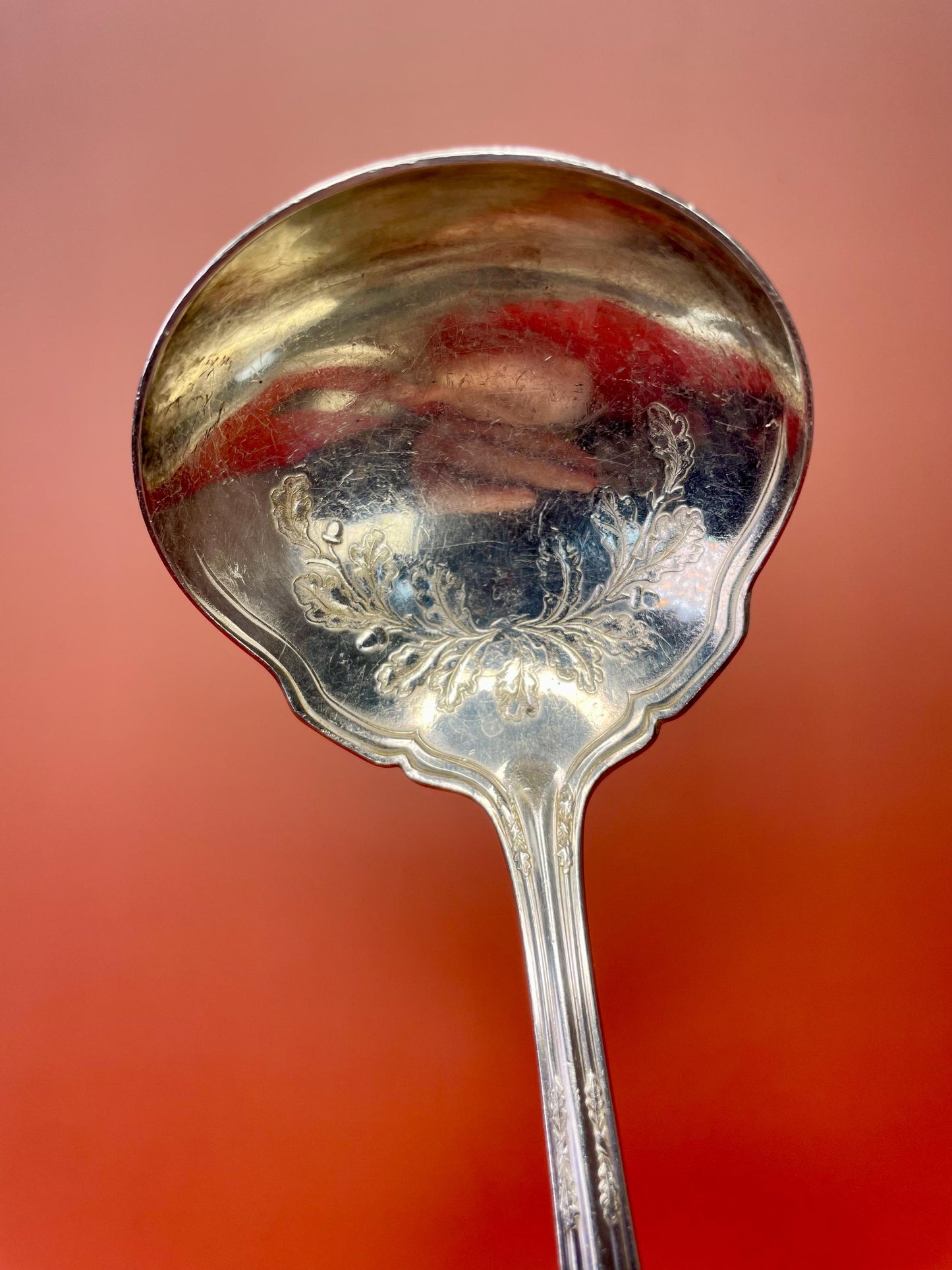 6.25 inch long, Antique Silver plated ladle  Nice condition