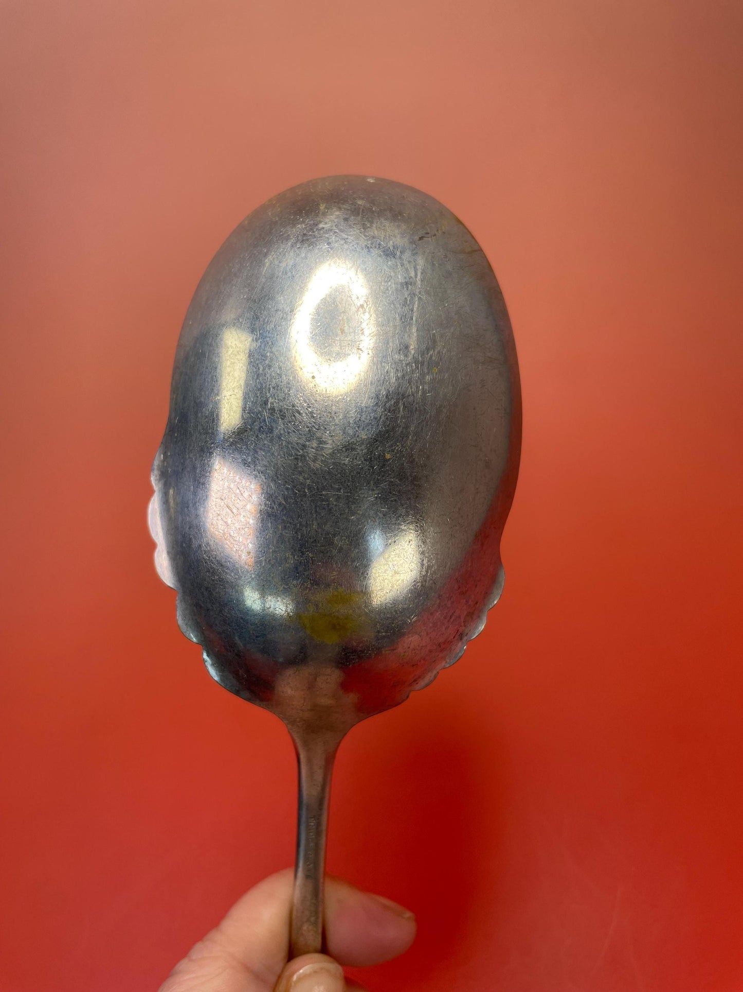 A Lovely ornate Silver Plated serving spoon  ready to gift or use