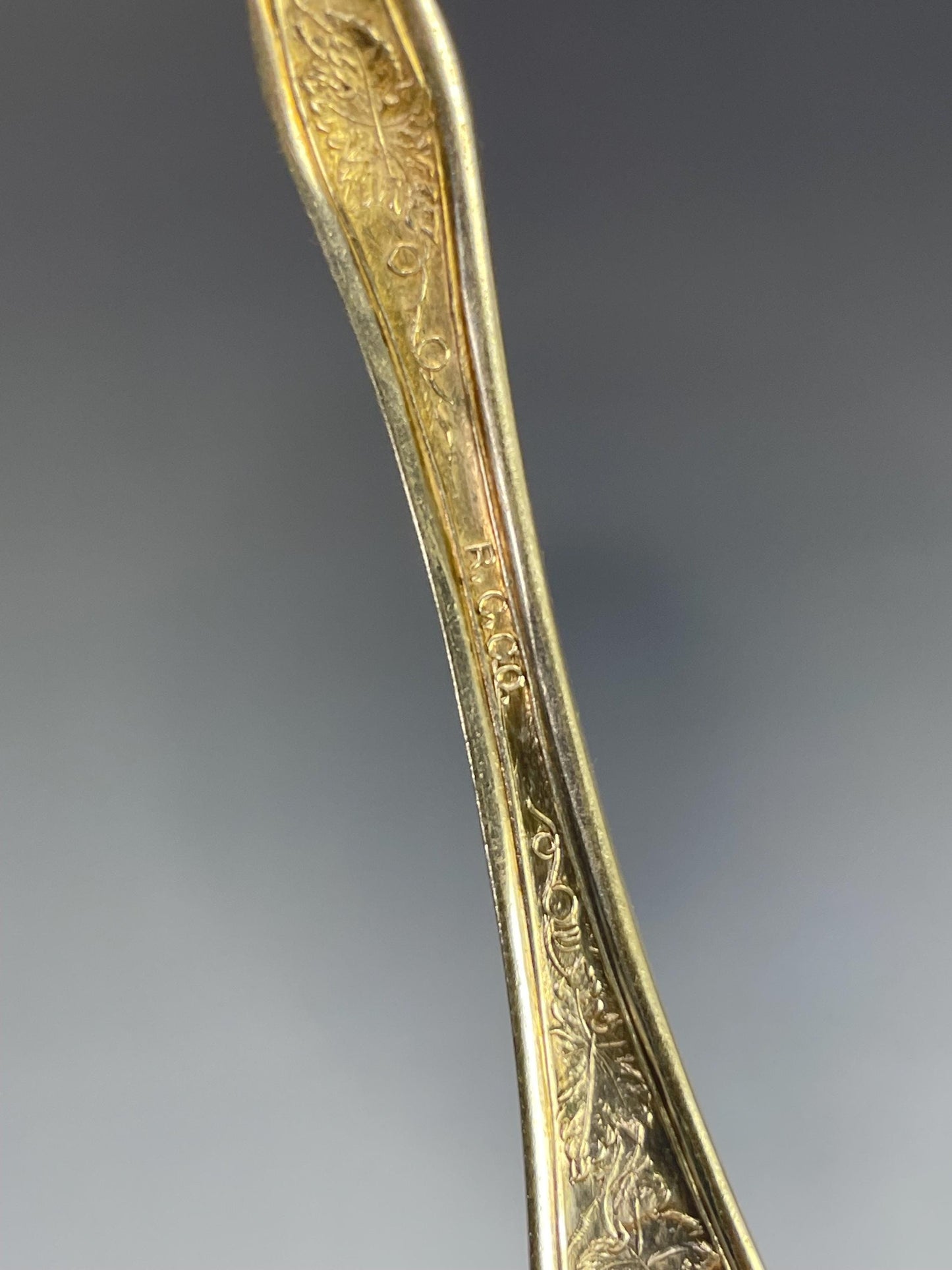 A Lovely Grape Design Silver Plated serving spoon  ready to gift or use