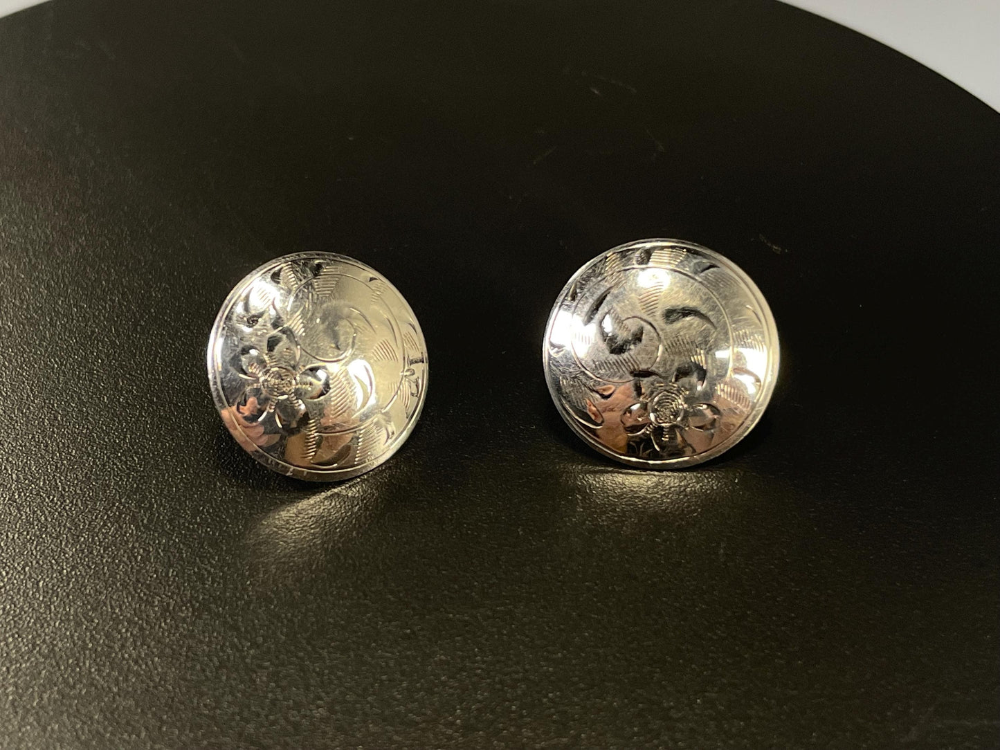 Stunning Sterling Silver Brooch and Earring Set