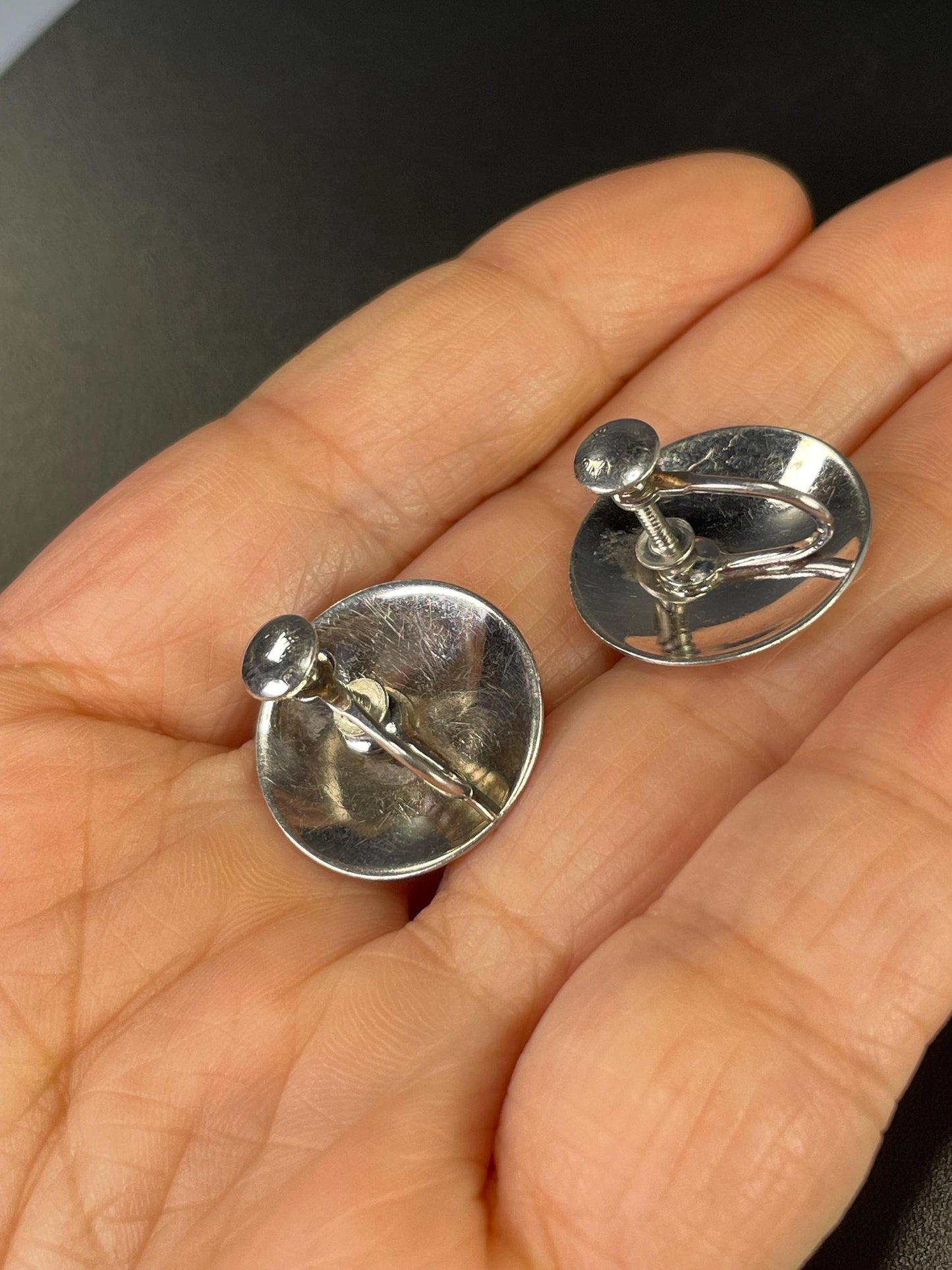 Stunning Sterling Silver Brooch and Earring Set