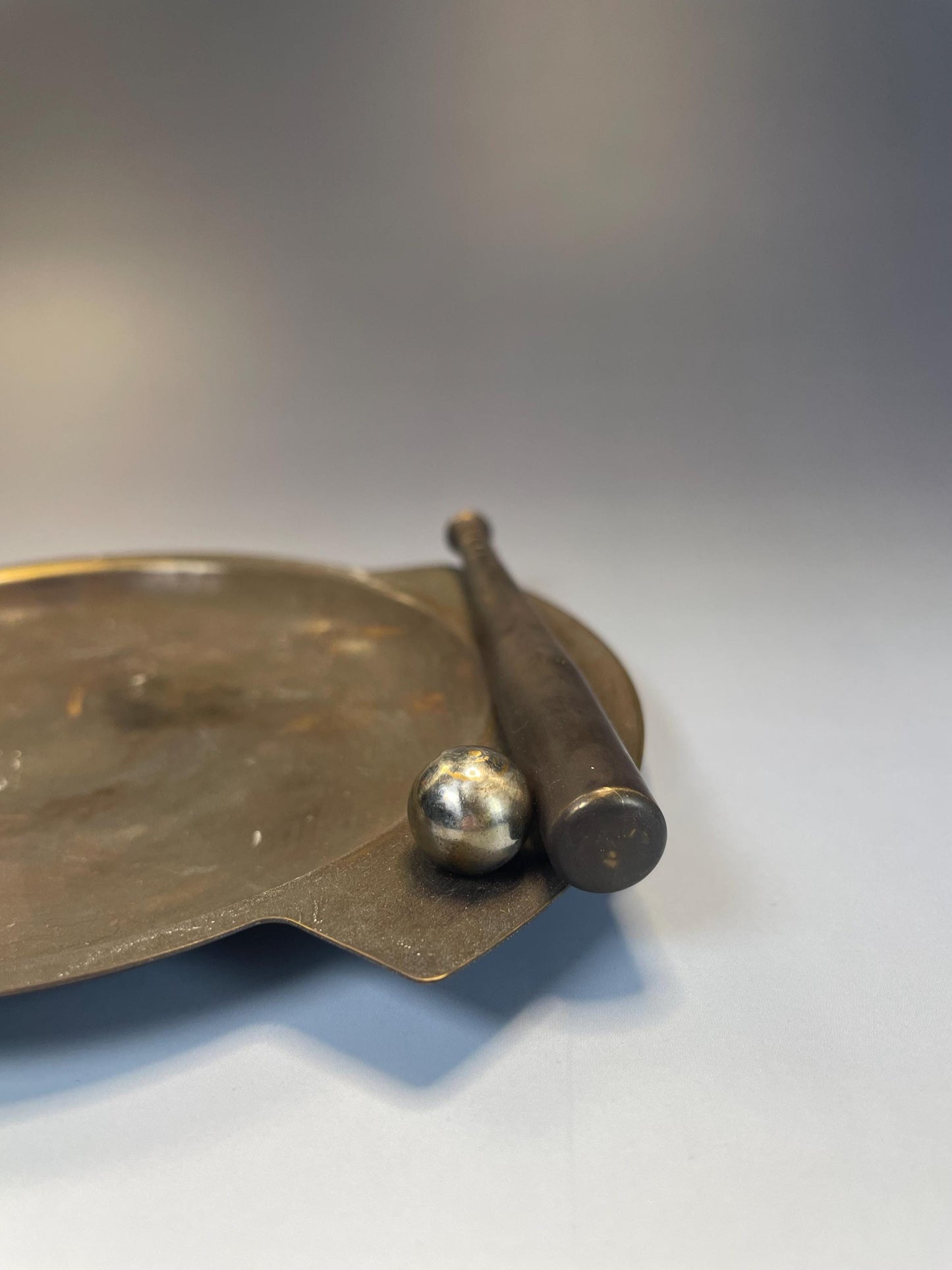 Cool Bronze Baseball Dish