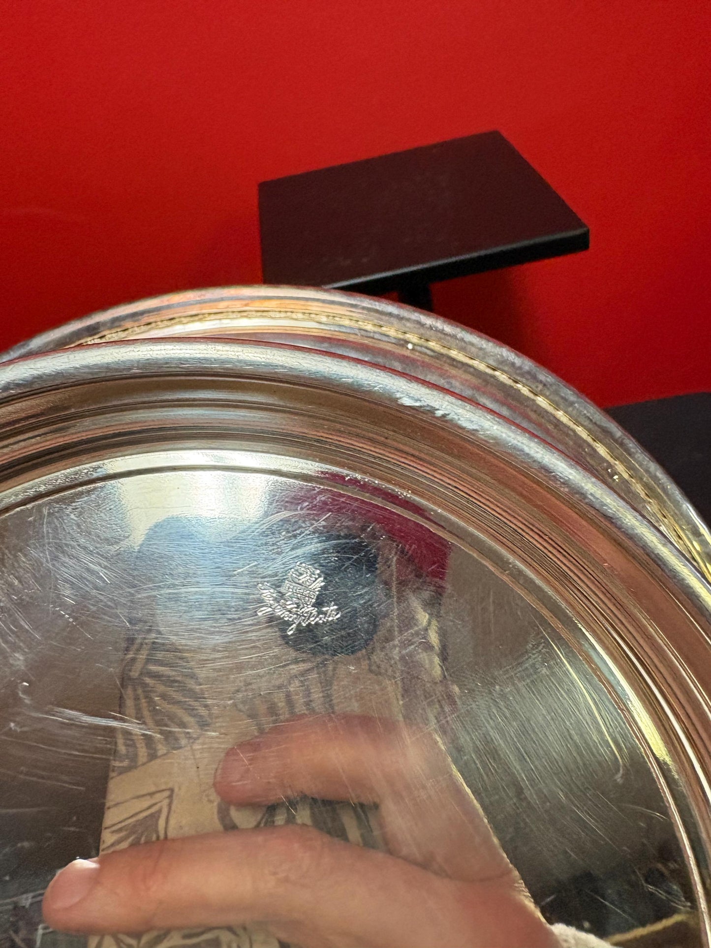 Stunning Canadian antique BIRKS Regency silver plated large bowl  great for serving  10.5 inches across and 4 inches high  gift alert