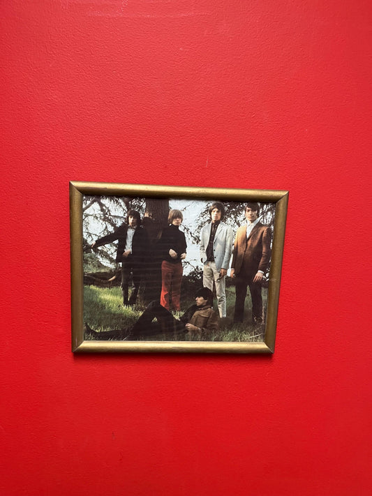 Vintage photo of Rolling Stones  in frame  11 x 9 inches