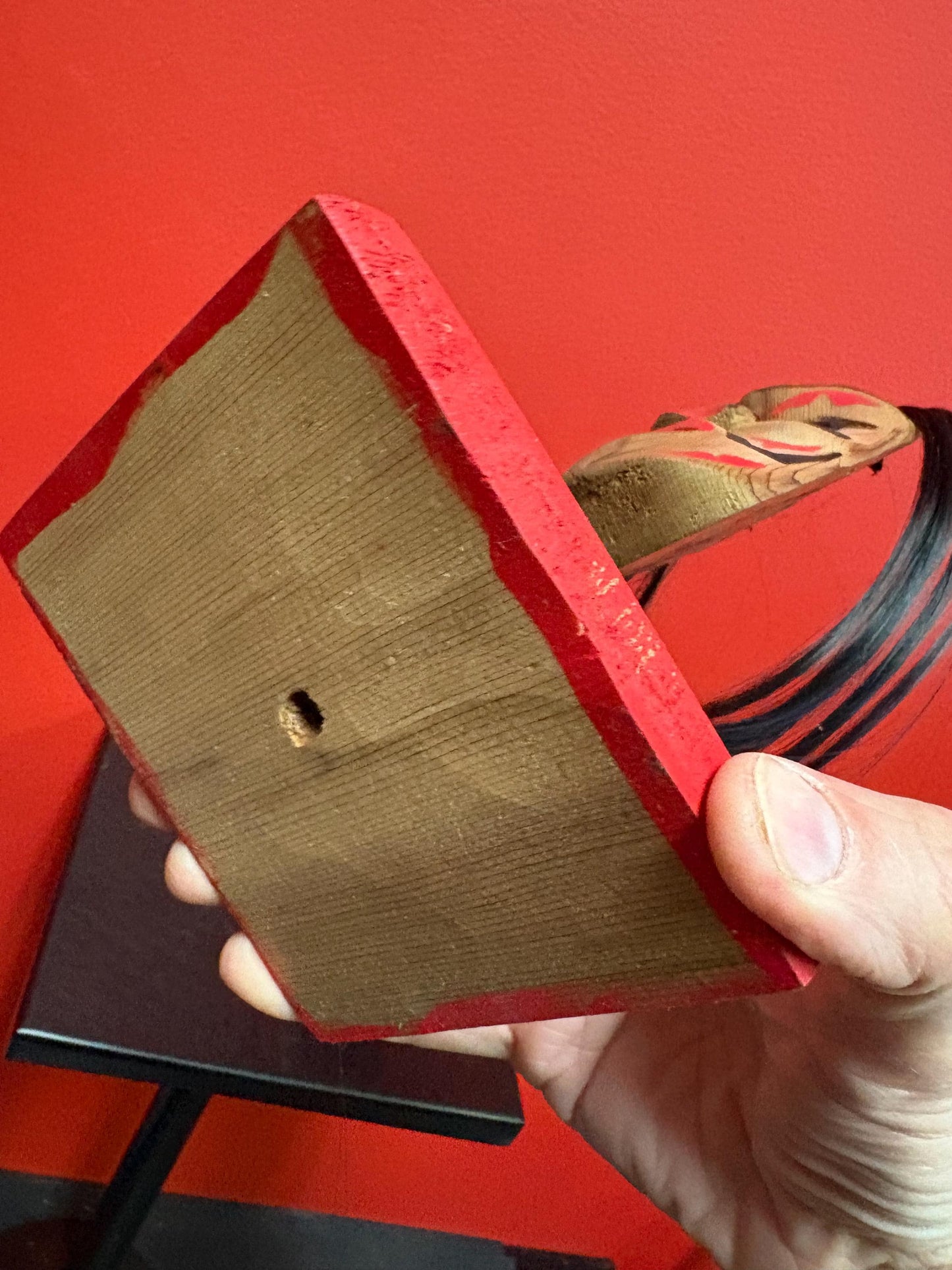 10 tall indigenous first nations, Pacific Northwest coast Brad Joseph jr carved mask on stand great detail- cedar beauty - wow