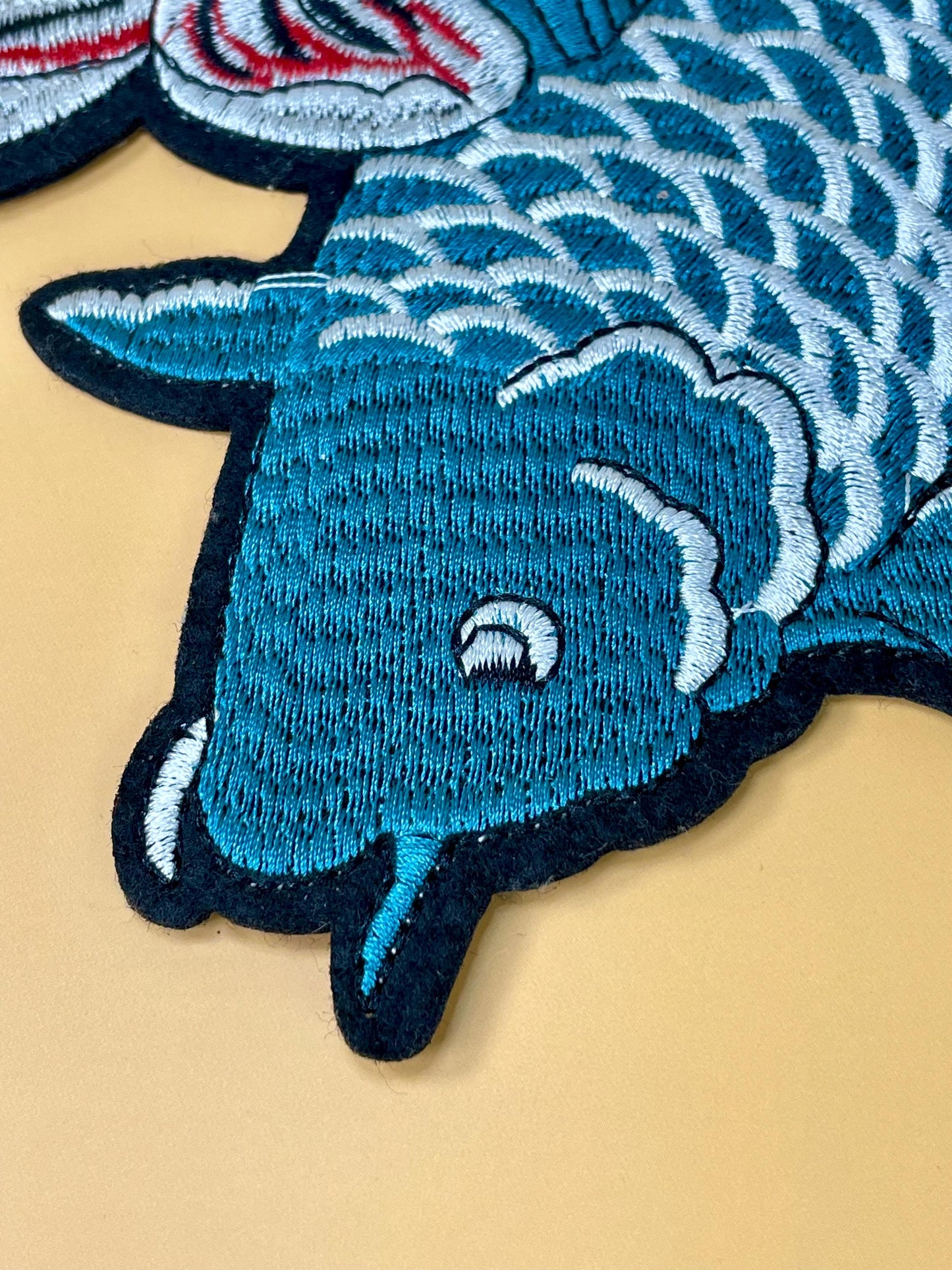 Lovely Large Koi Fish Sew-On Patch