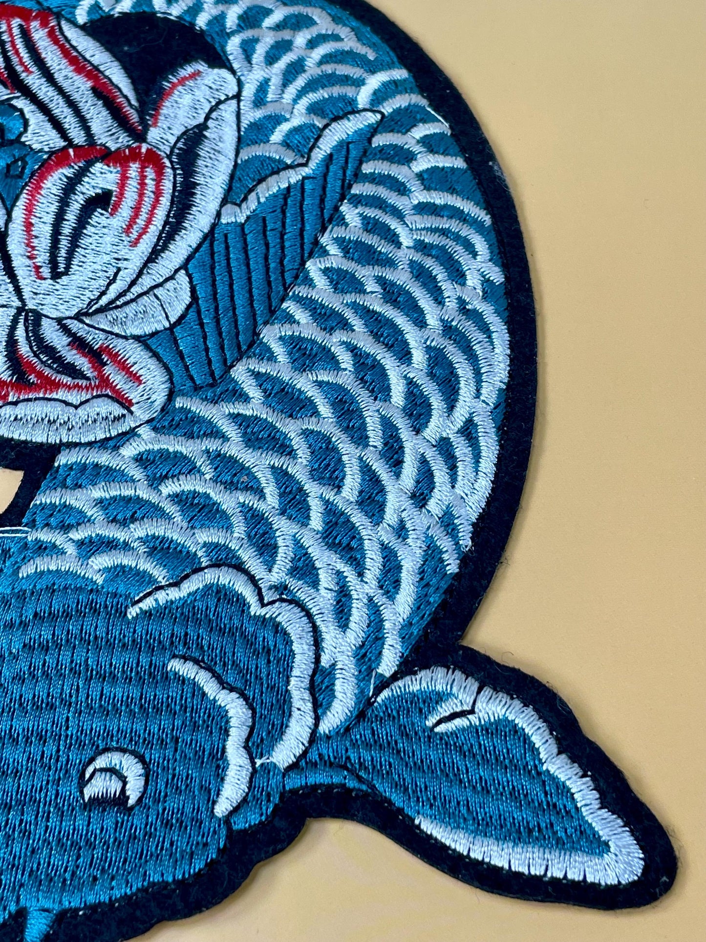 Lovely Large Koi Fish Sew-On Patch