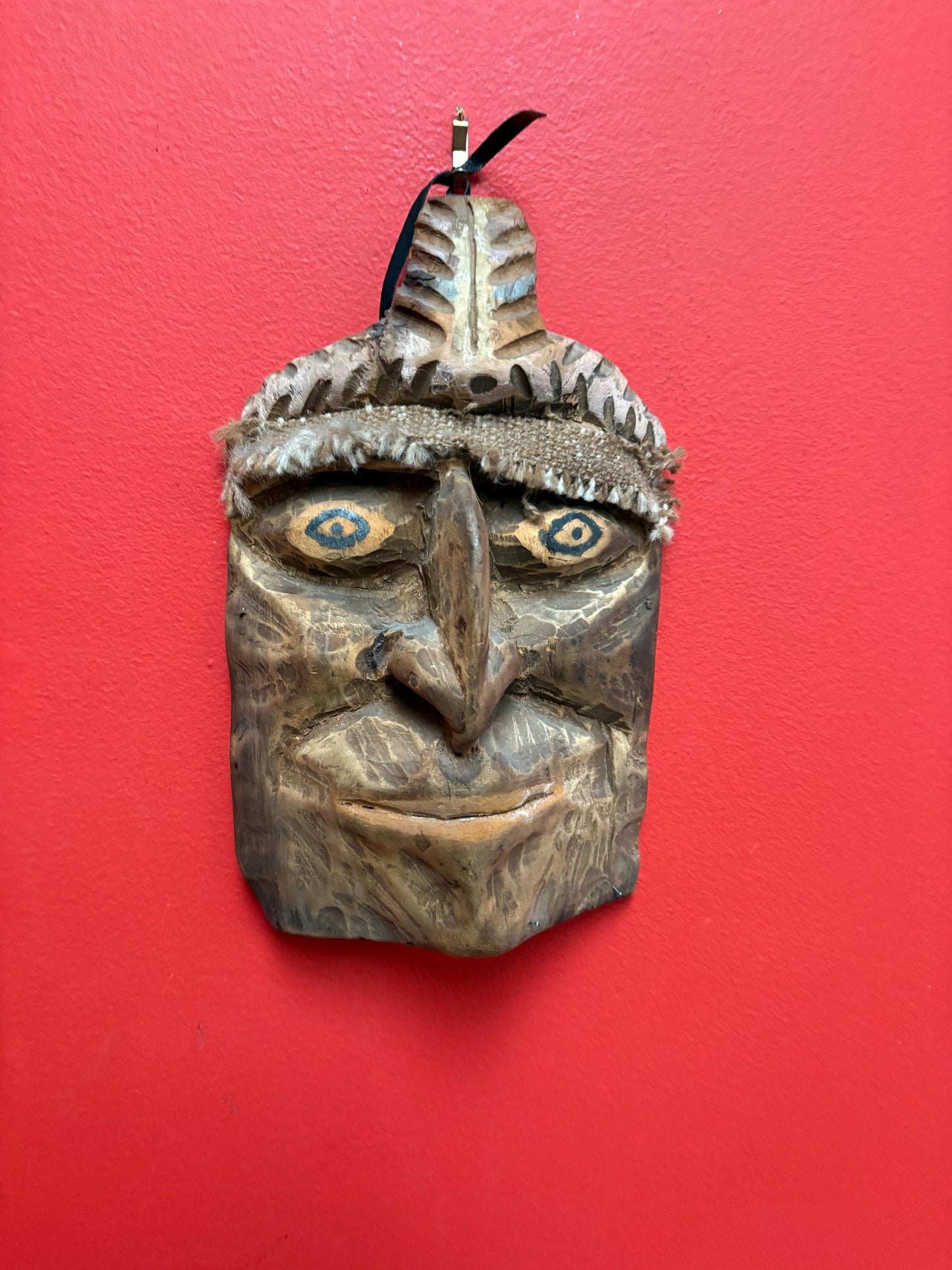 Museum quality 10 inch rare antique indigenous First Nations Pacific Northwest  mask   primitive Beauty  wow