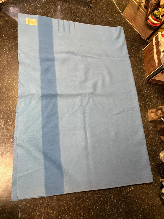 HBC Hudson Bay blanket rare blue  3.5 stripe  approximately 82 x 63 inch  wonderful condition  iconic  HBC