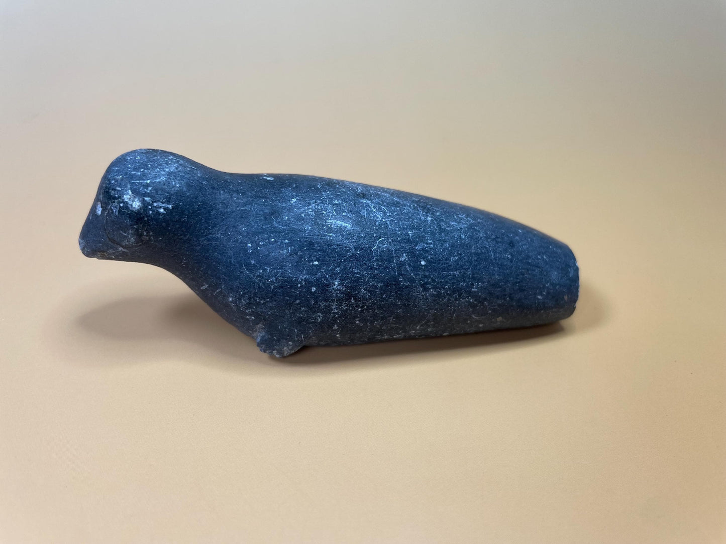 3 Indigenous Inuit soapstone carvings  all three broken, so see photos and priced low accordingly