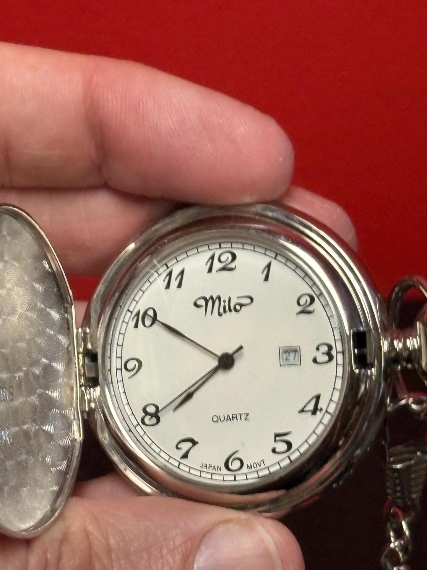 Cool little pocket watch - as is  possibly belonged to former Prime Minister, Justin Trudeau  great value  2.5 inches